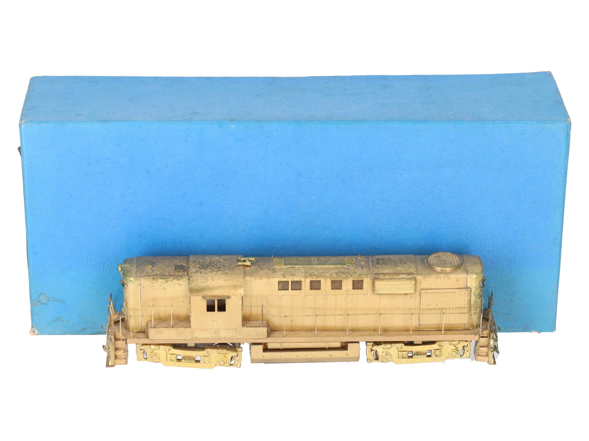 Alco Models D-127 HO Brass M.L.W. RS-18 Diesel Locomotive - unpainted VG/Box
