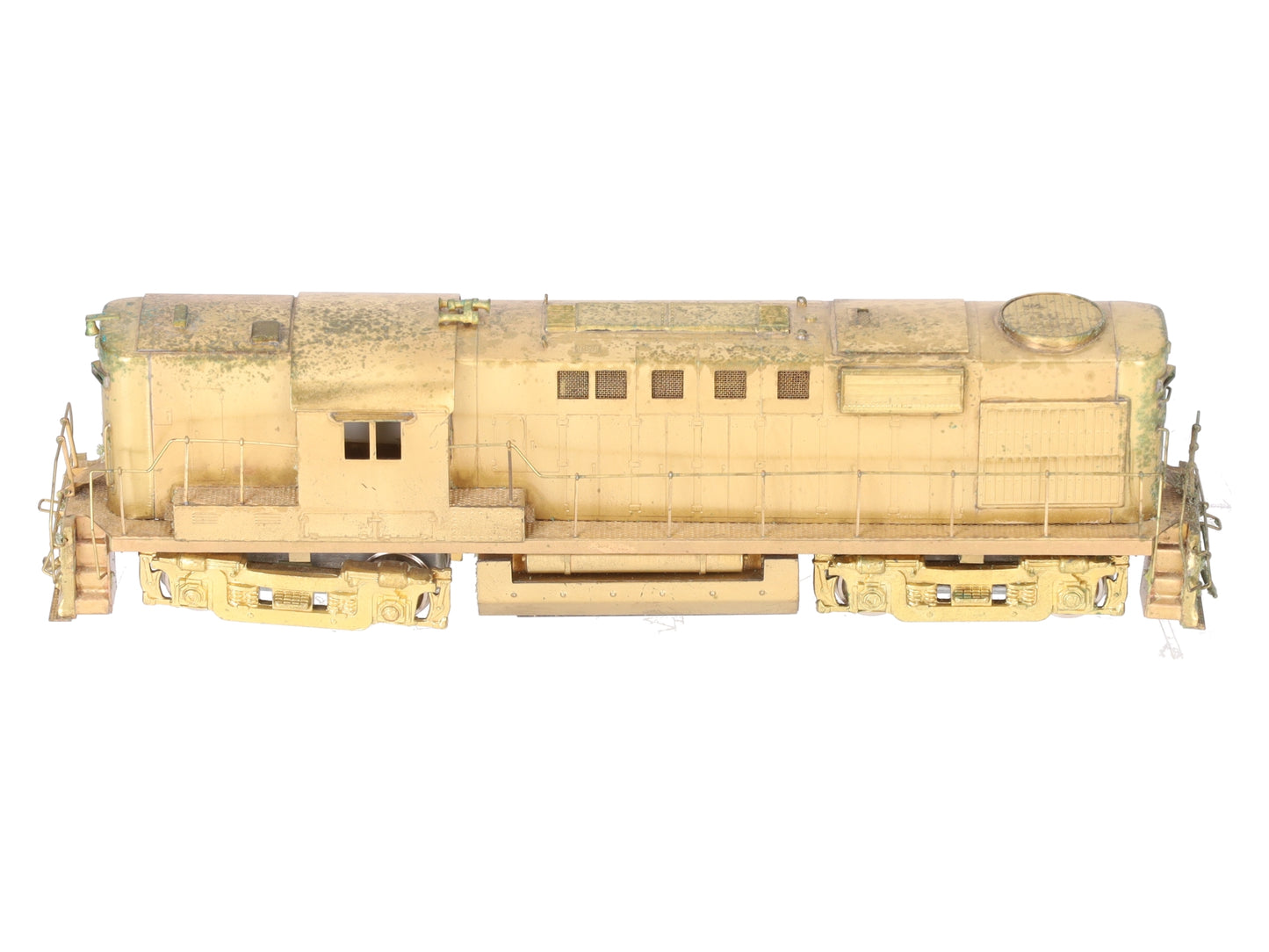 Alco Models D-127 HO Brass M.L.W. RS-18 Diesel Locomotive - unpainted VG/Box