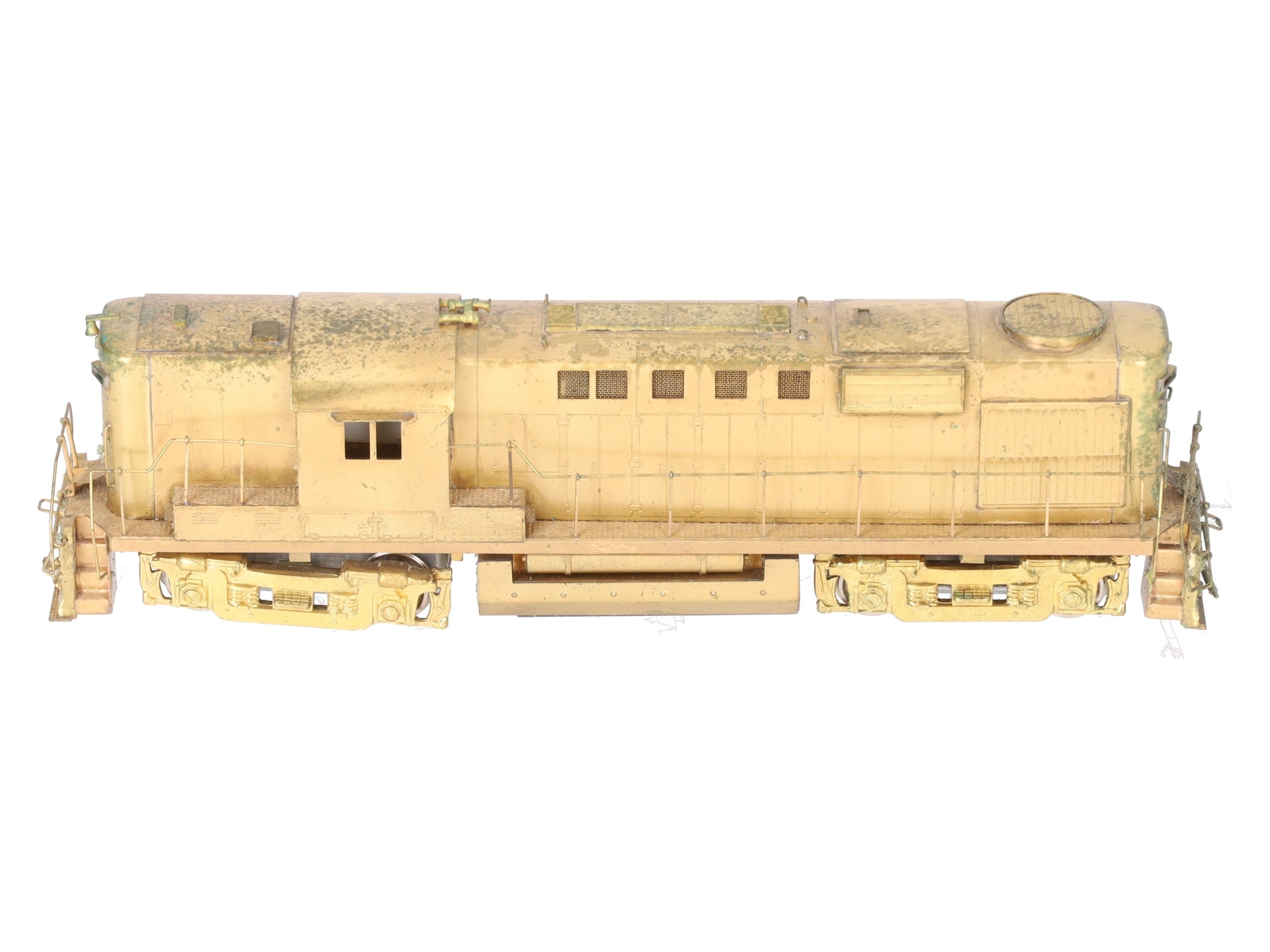 Alco Models D-127 HO Brass M.L.W. RS-18 Diesel Locomotive - unpainted VG/Box