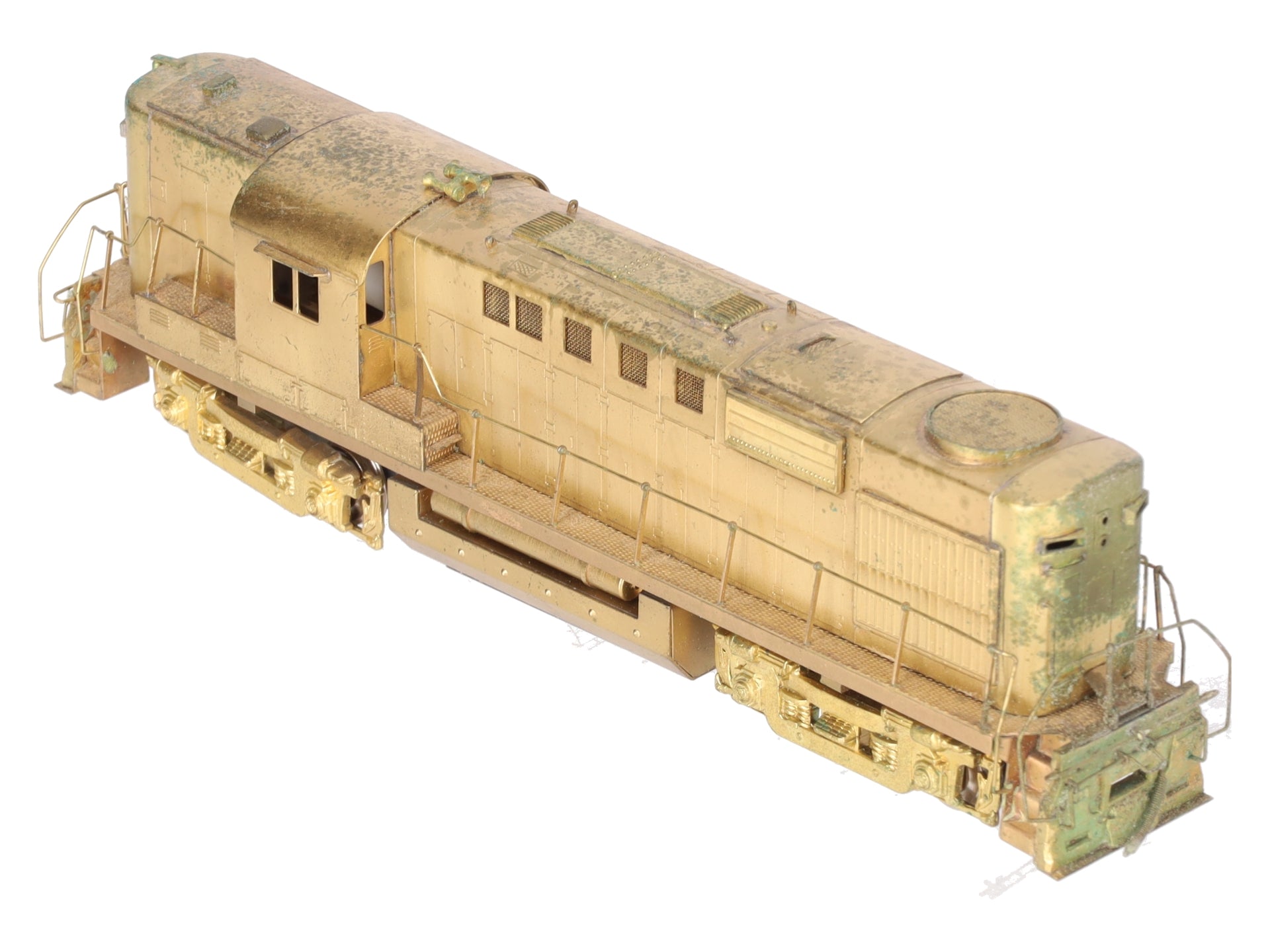 Alco Models D-127 HO Brass M.L.W. RS-18 Diesel Locomotive - unpainted VG/Box