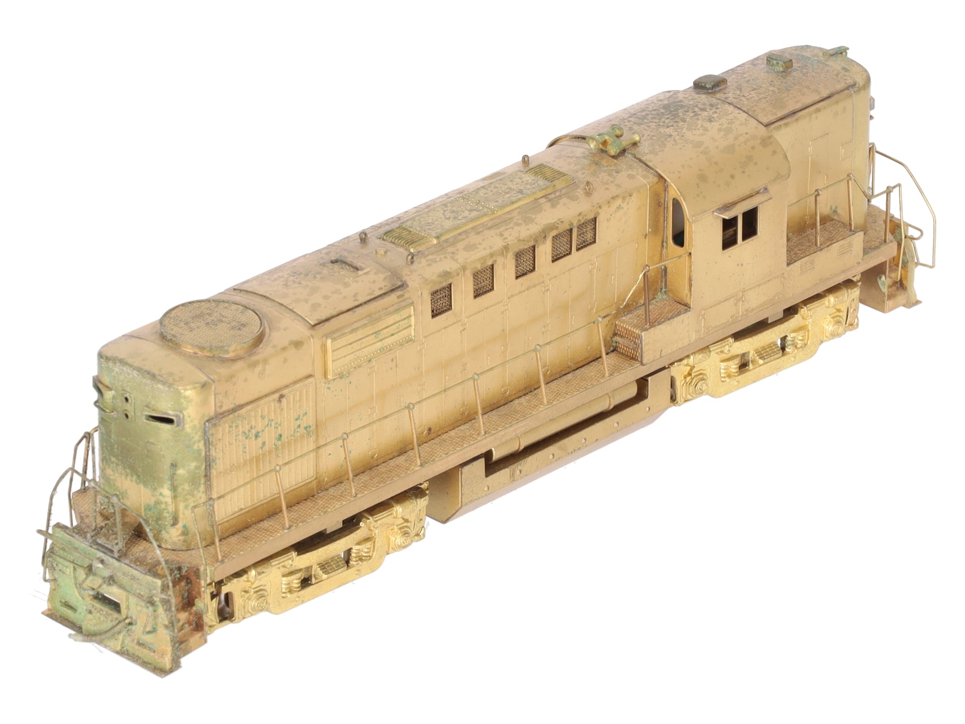 Alco Models D-127 HO Brass M.L.W. RS-18 Diesel Locomotive - unpainted VG/Box
