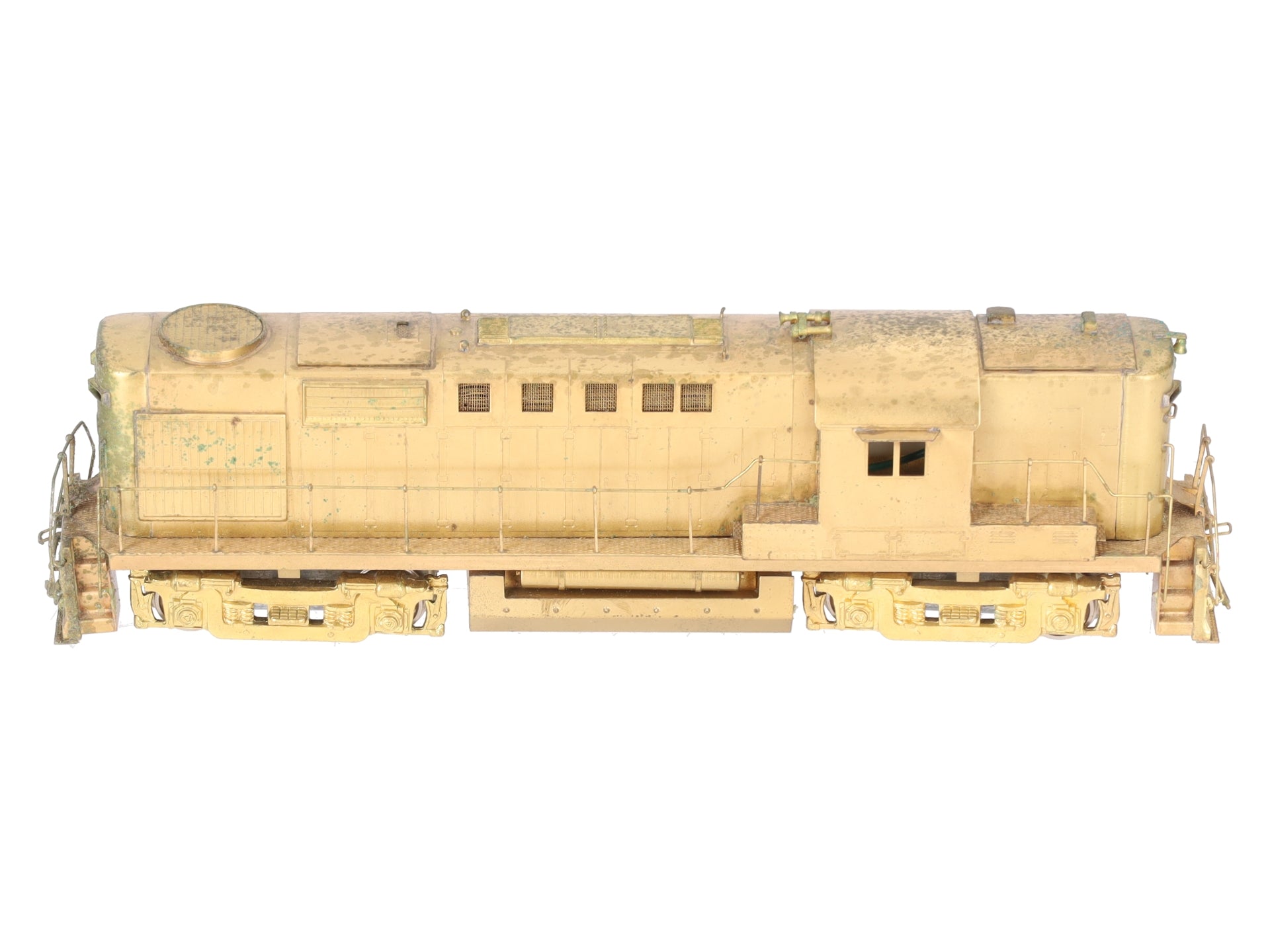 Alco Models D-127 HO Brass M.L.W. RS-18 Diesel Locomotive - unpainted VG/Box