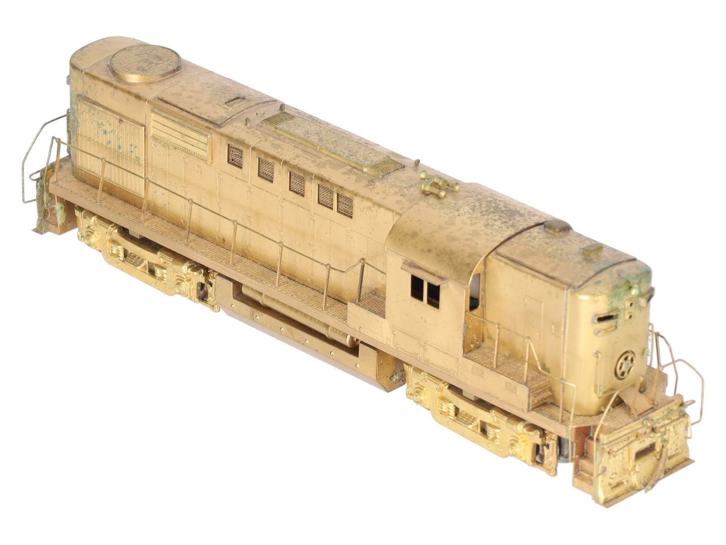 Alco Models D-127 HO Brass M.L.W. RS-18 Diesel Locomotive - unpainted VG/Box