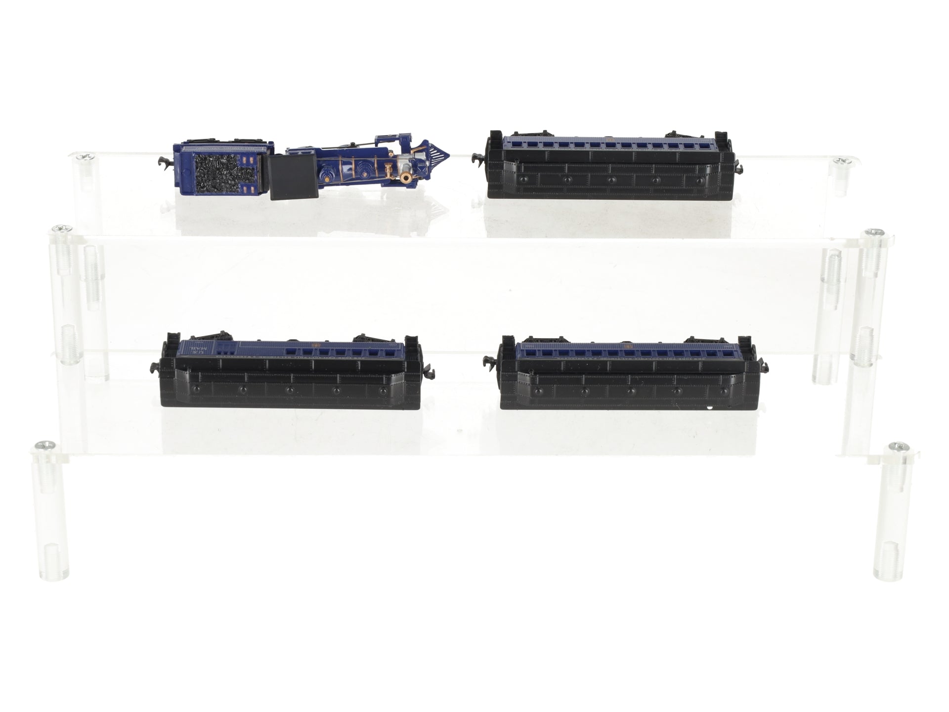 Bachmann 24018 N Scale Baltimore & Ohio Royal Blue Steam Starter Train Set LN/Box