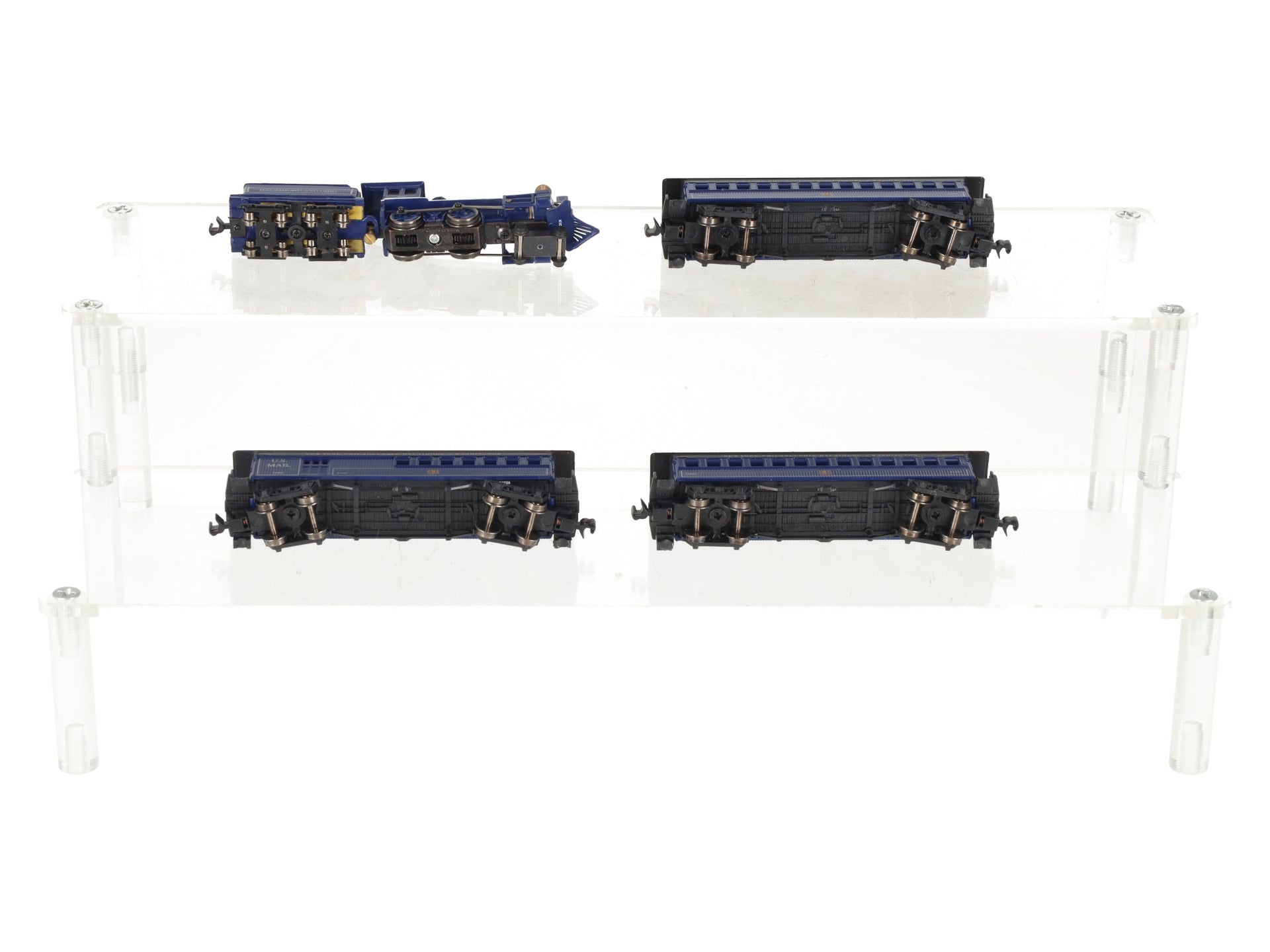 Bachmann 24018 N Scale Baltimore & Ohio Royal Blue Steam Starter Train Set LN/Box
