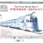 Con-Cor 001-008734 N Scale Post WWII Pioneer Zephyr Diesel Train Set EX/Box