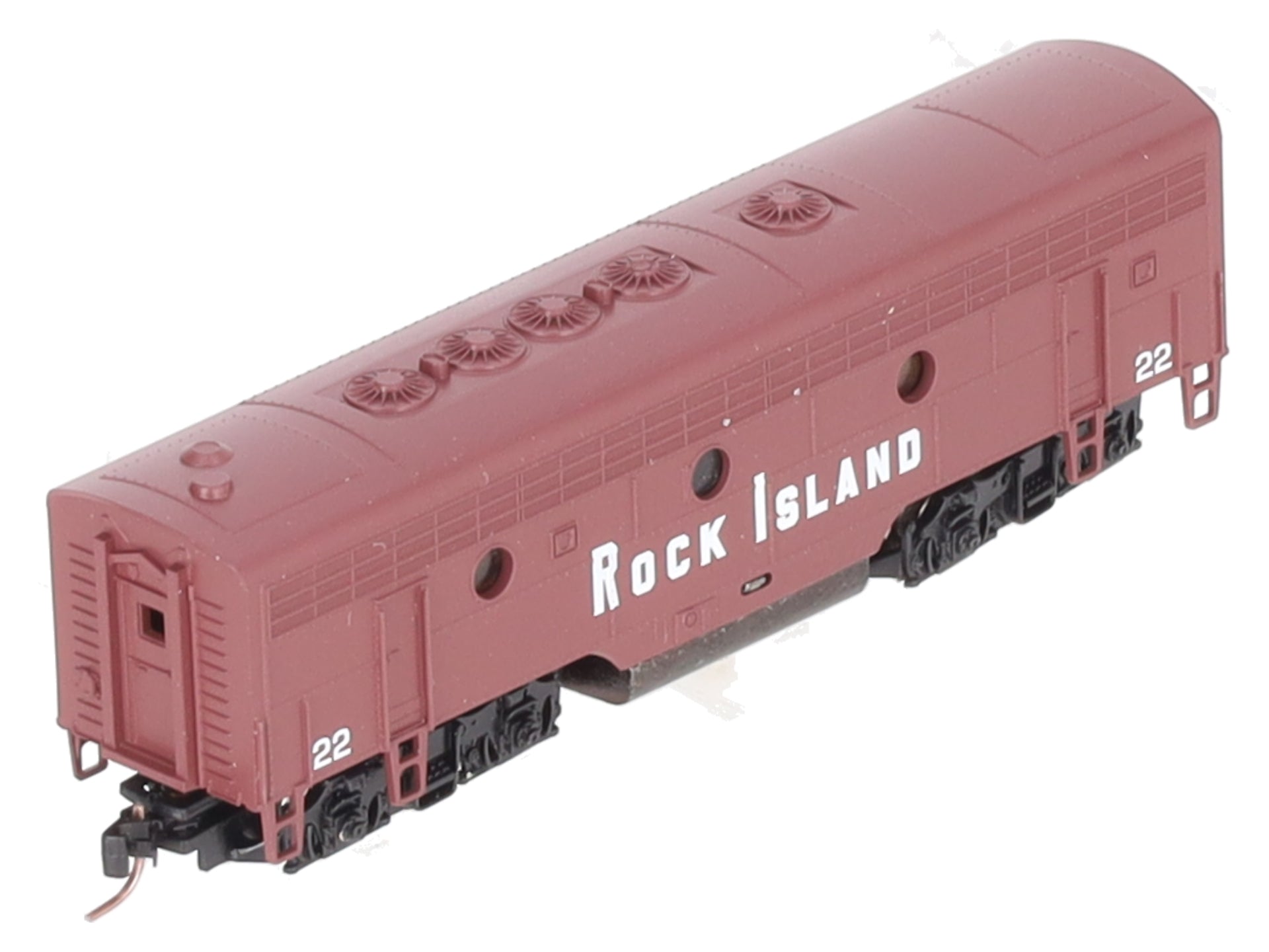 MicroTrains 98002240 Z Rock Island EMD F7B Diesel Locomotive #22 EX/Box
