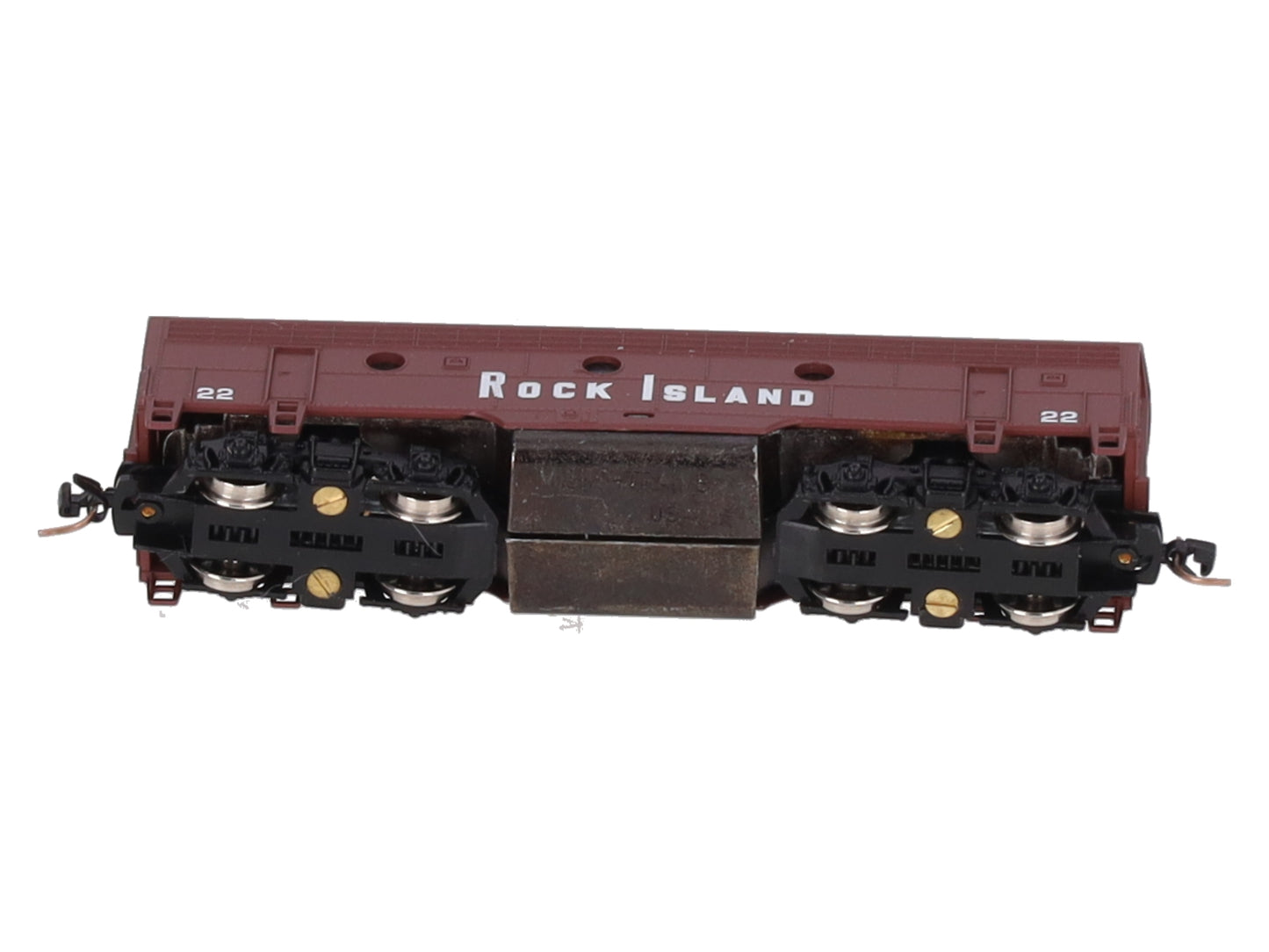 MicroTrains 98002240 Z Rock Island EMD F7B Diesel Locomotive #22 EX/Box