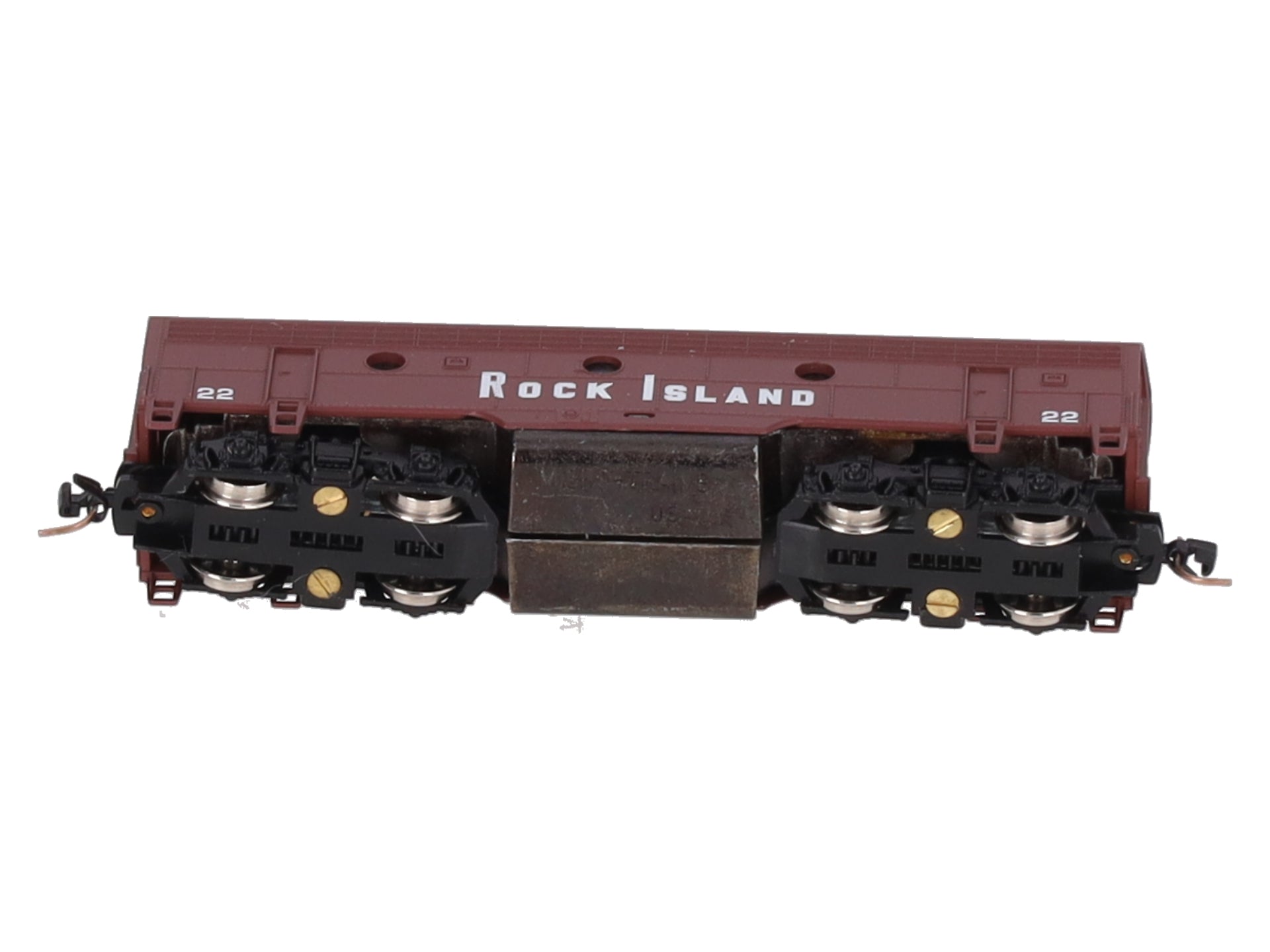MicroTrains 98002240 Z Rock Island EMD F7B Diesel Locomotive #22 EX/Box