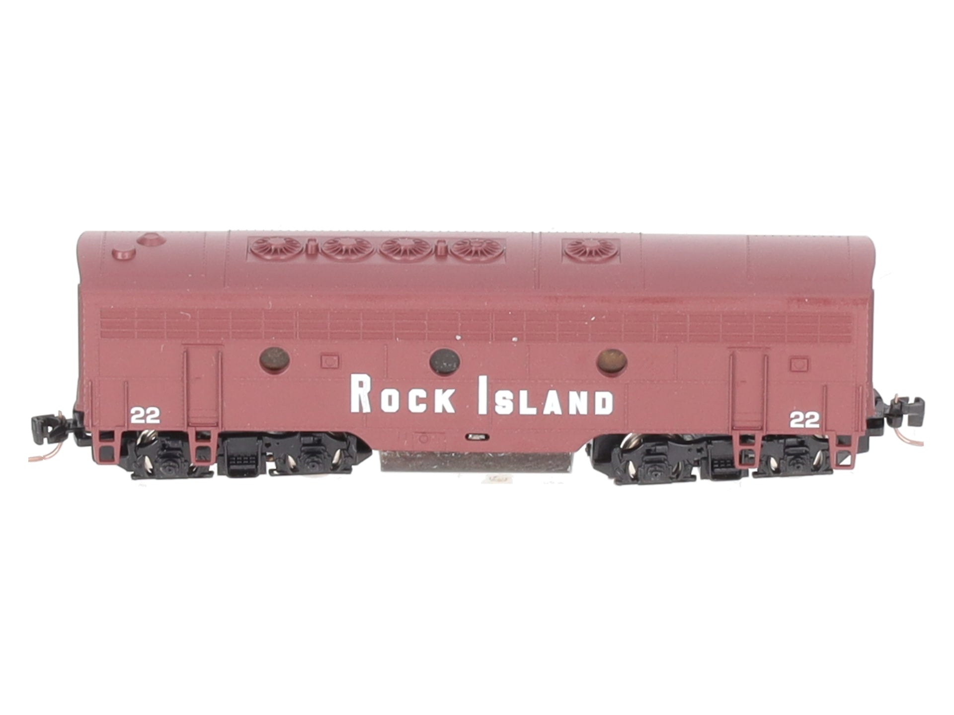MicroTrains 98002240 Z Rock Island EMD F7B Diesel Locomotive #22 EX/Box