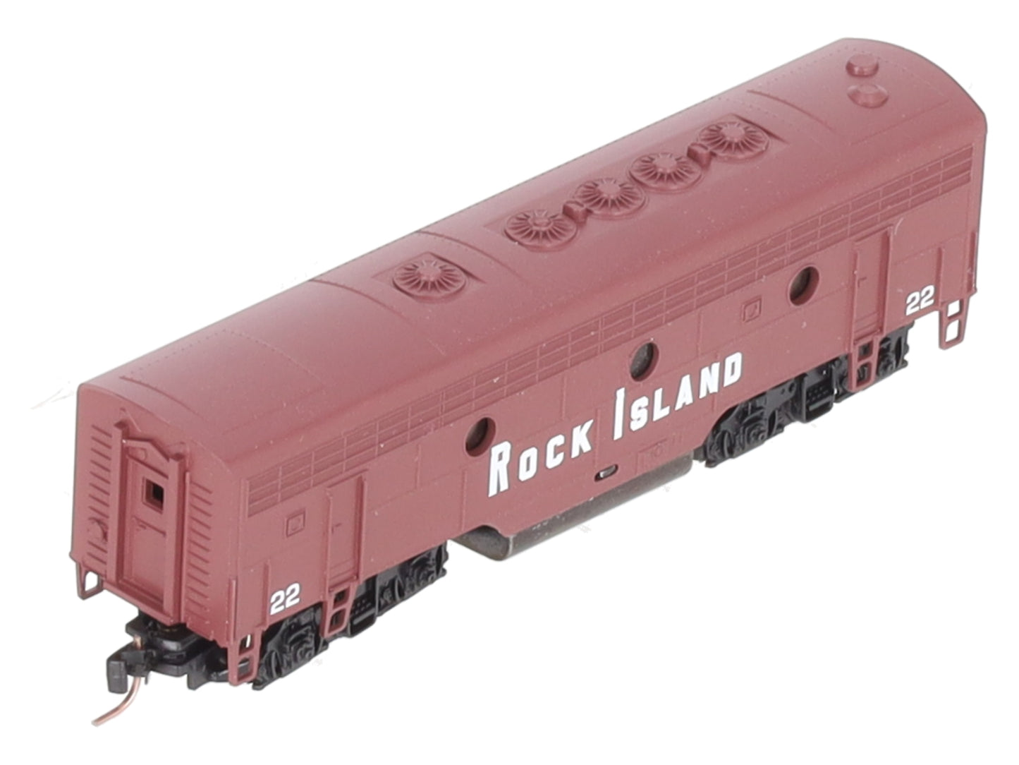 MicroTrains 98002240 Z Rock Island EMD F7B Diesel Locomotive #22 EX/Box
