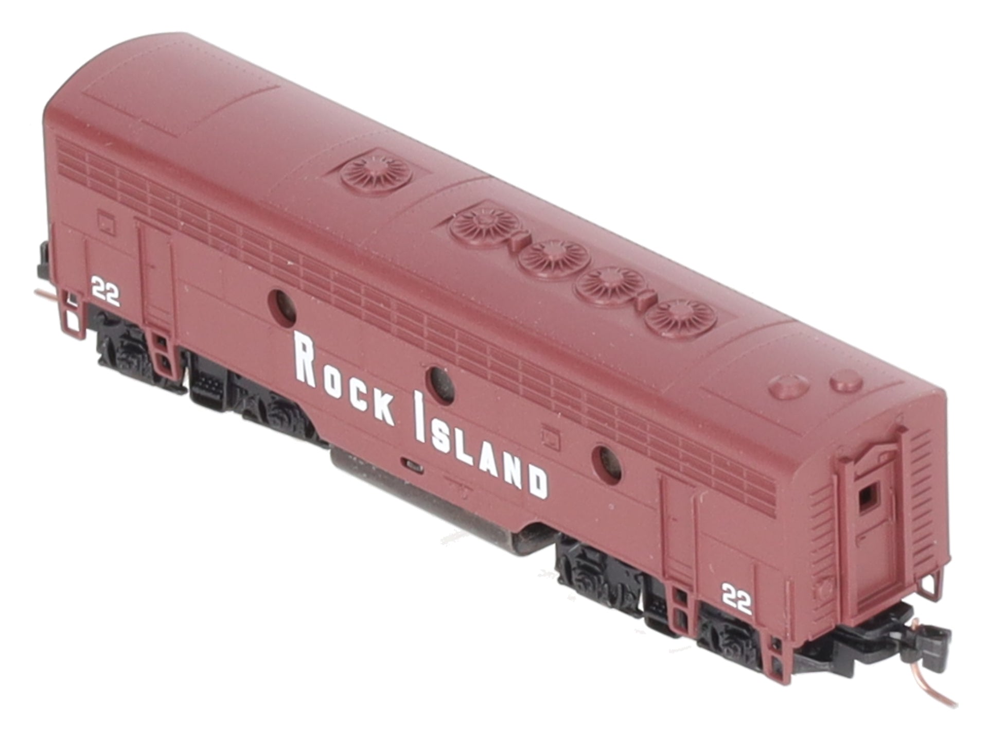 MicroTrains 98002240 Z Rock Island EMD F7B Diesel Locomotive #22 EX/Box