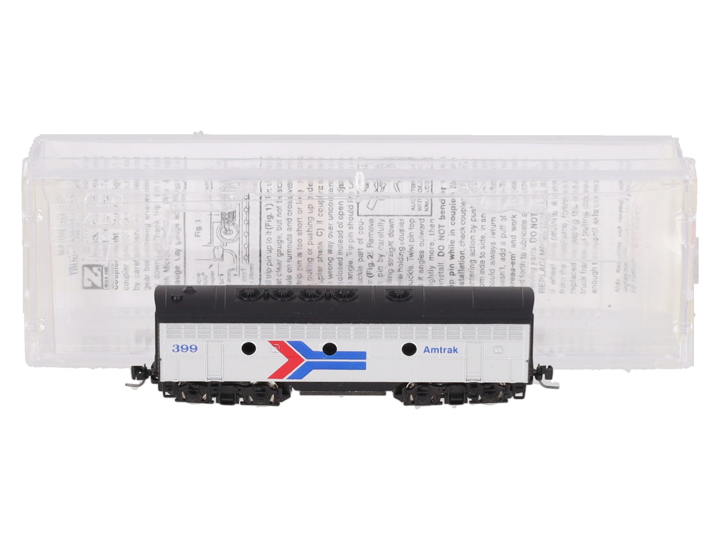 Micro-Trains 98012180 Z Amtrak F7 Dummy B-Unit Diesel Locomotive #399 EX/Box