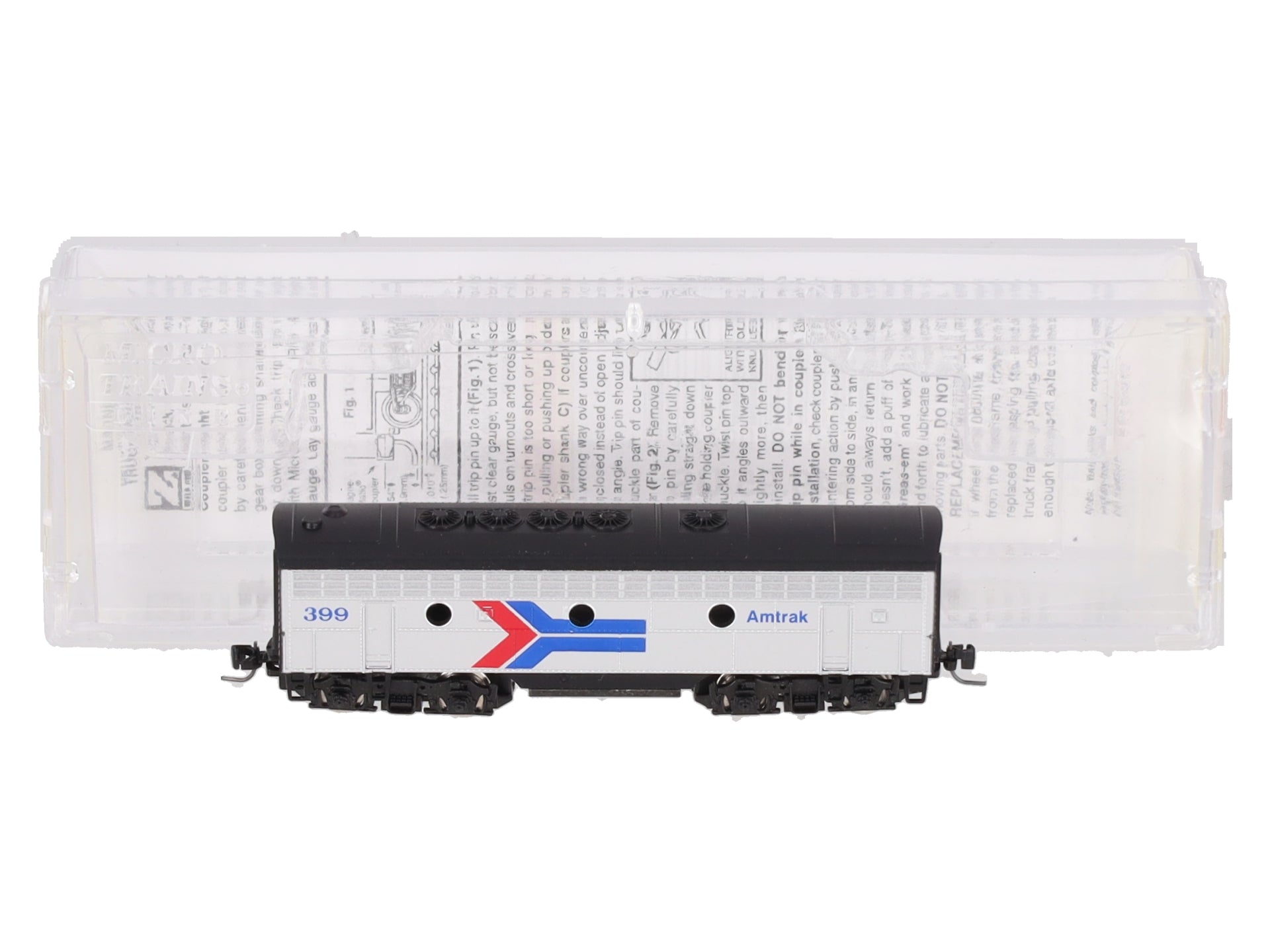 Micro-Trains 98012180 Z Amtrak F7 Dummy B-Unit Diesel Locomotive #399 EX/Box