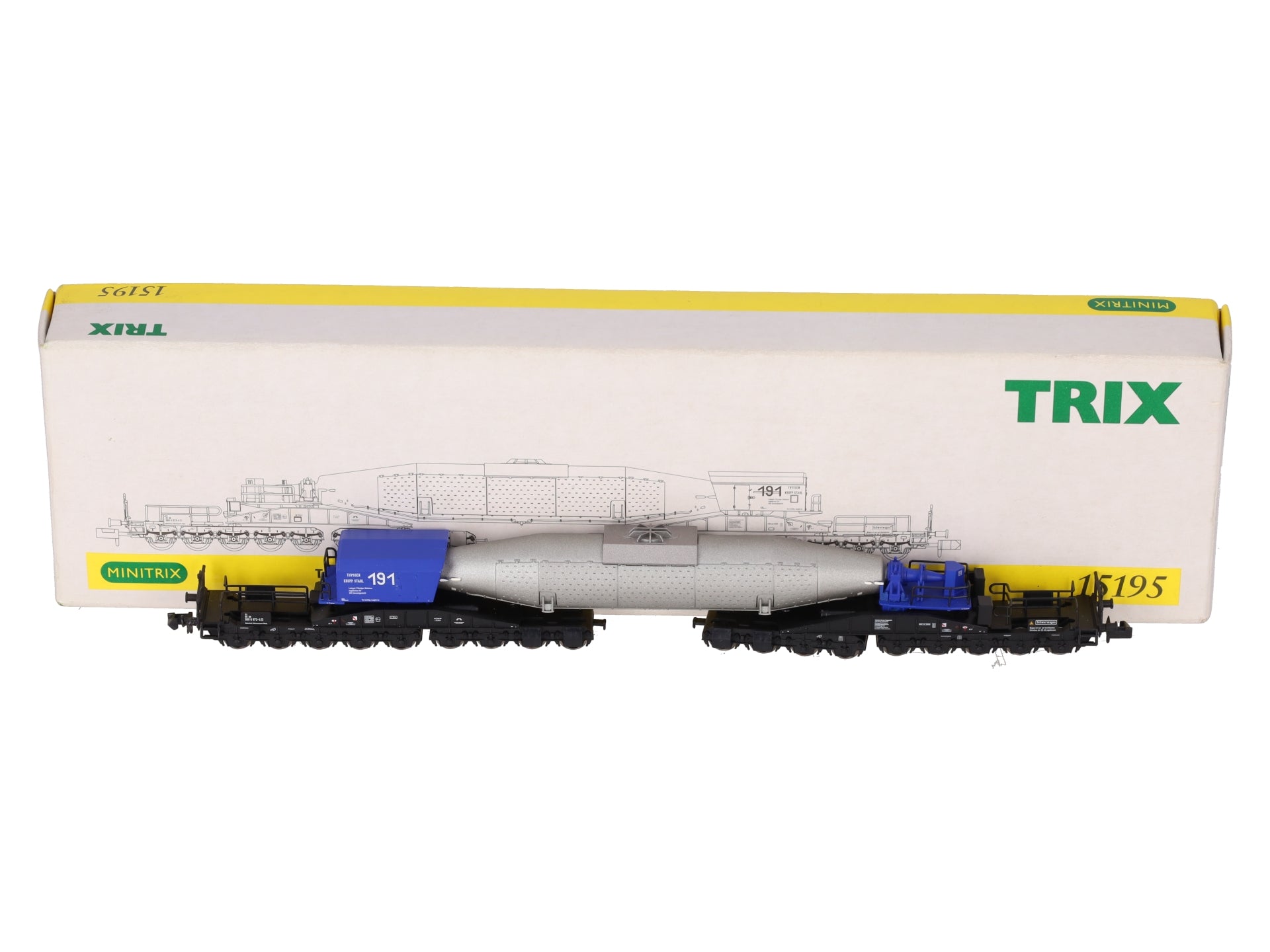 Trix 15195 N Scale Deutsche Bundesbahn Torpedo Hot Metal Bottle Car #191 LN/Box