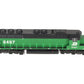 Proto 2000 30722 HO Burlington Northern EMD SD45 Diesel Locomotive #6497 EX/Box