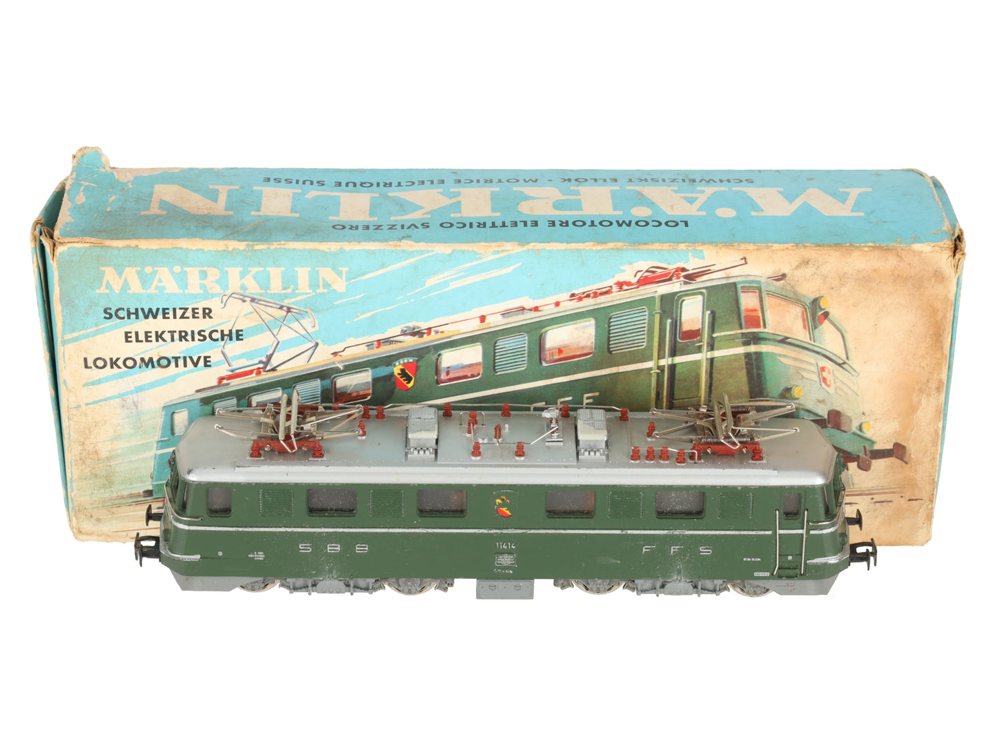 Marklin 3050 HO Scale SBB CFF Swiss Electric Locomotive VG/Box