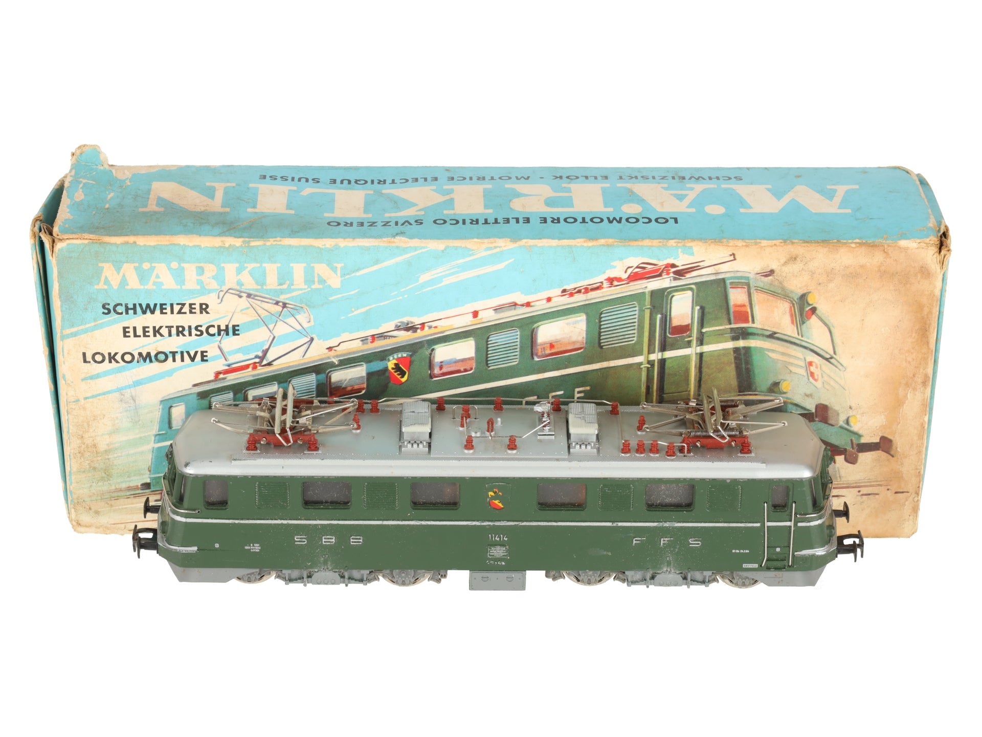 Marklin 3050 HO Scale SBB CFF Swiss Electric Locomotive VG/Box