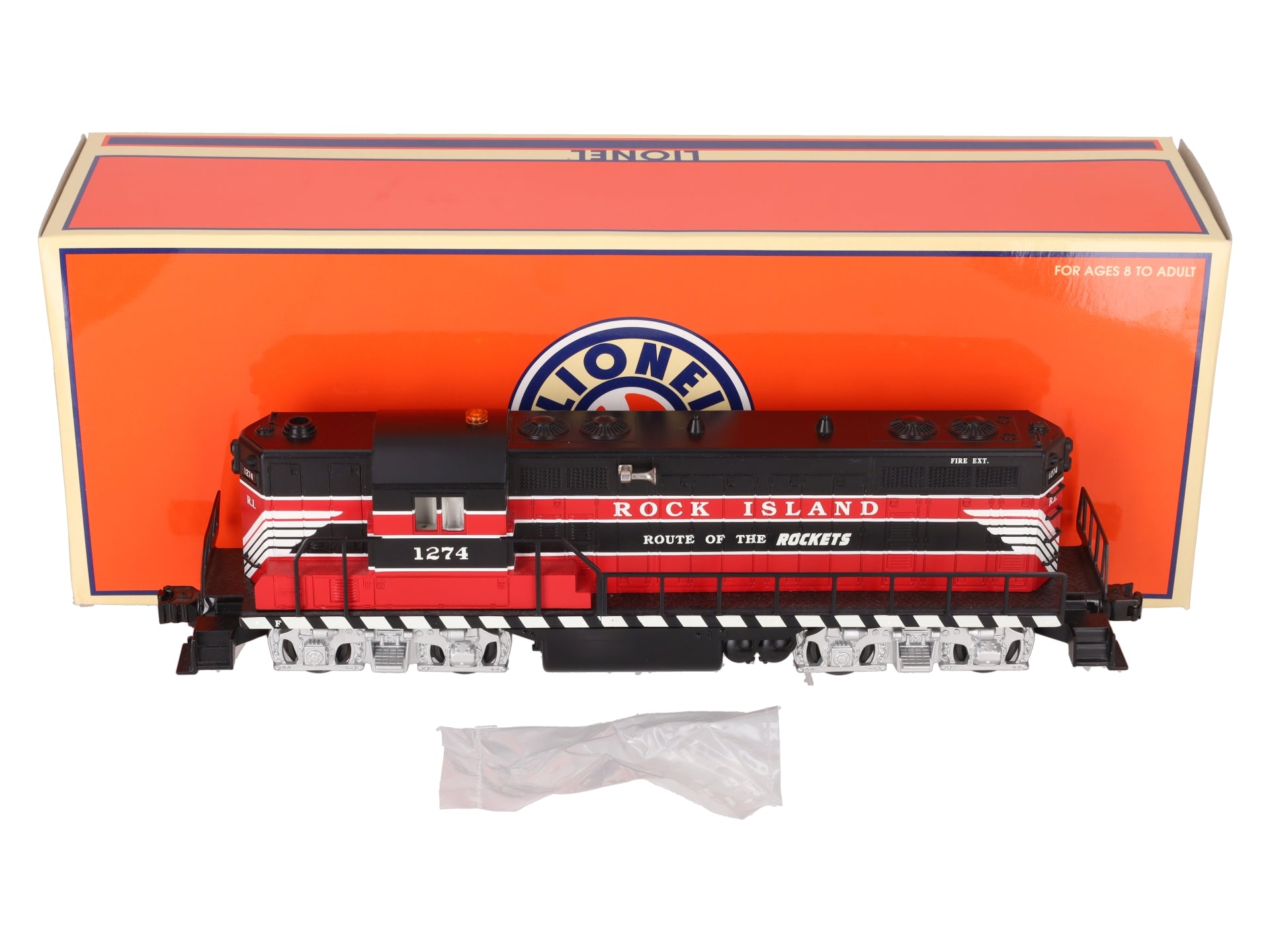 Lionel 6-28536 O Gauge Rock Island GP-7 Diesel Locomotive #1274 EX/Box