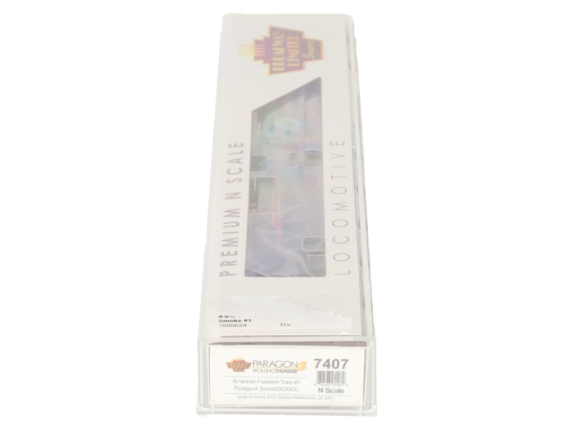Broadway Limited 7407 N Reading T1 4-8-4 Steam Loco - Sound/DC/DCC and Smoke #1 EX/Box
