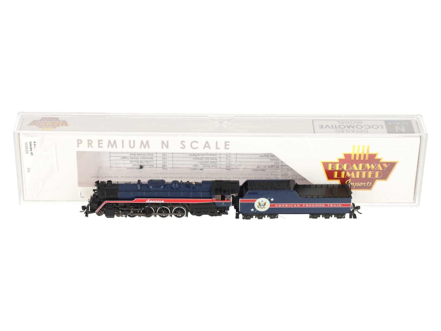 Broadway Limited 7407 N Reading T1 4-8-4 Steam Loco - Sound/DC/DCC and Smoke #1 EX/Box