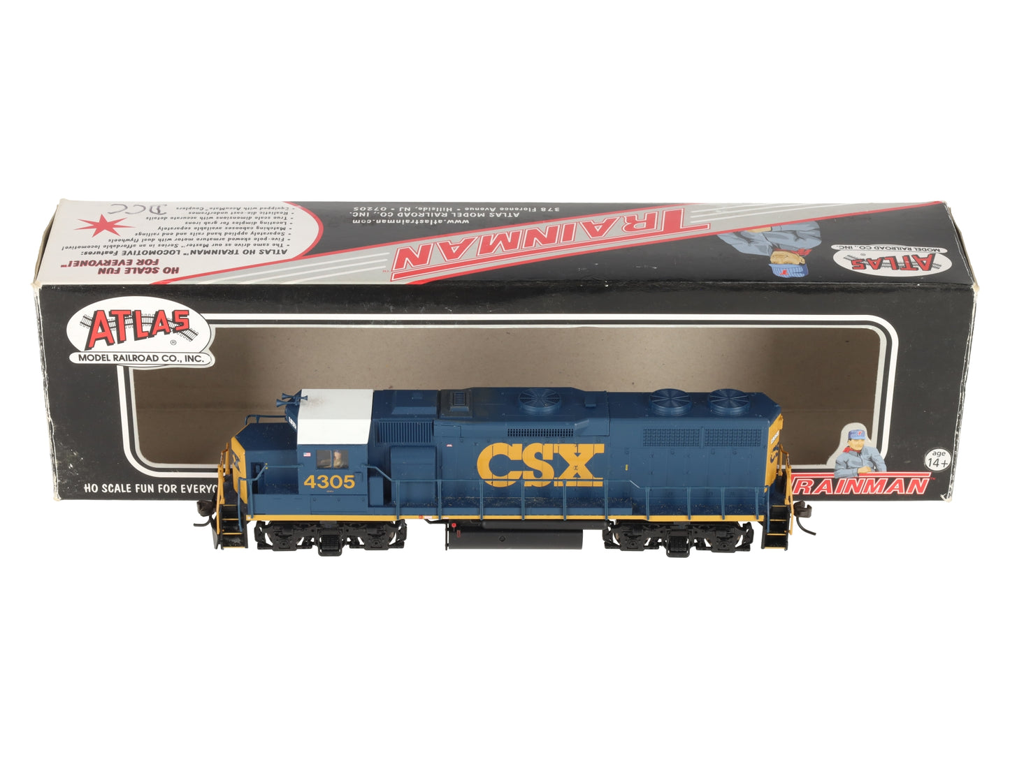 Atlas 10000479 HO Scale CSX "YN3" GP39-2 Ph 1 Locomotive #4305 w/DCC EX/Box