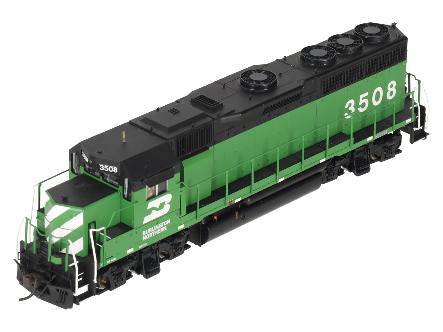 Atlas 9705 HO Scale Burlington Northern GP-40 Diesel Locomotive #3508 w/DCC EX/Box