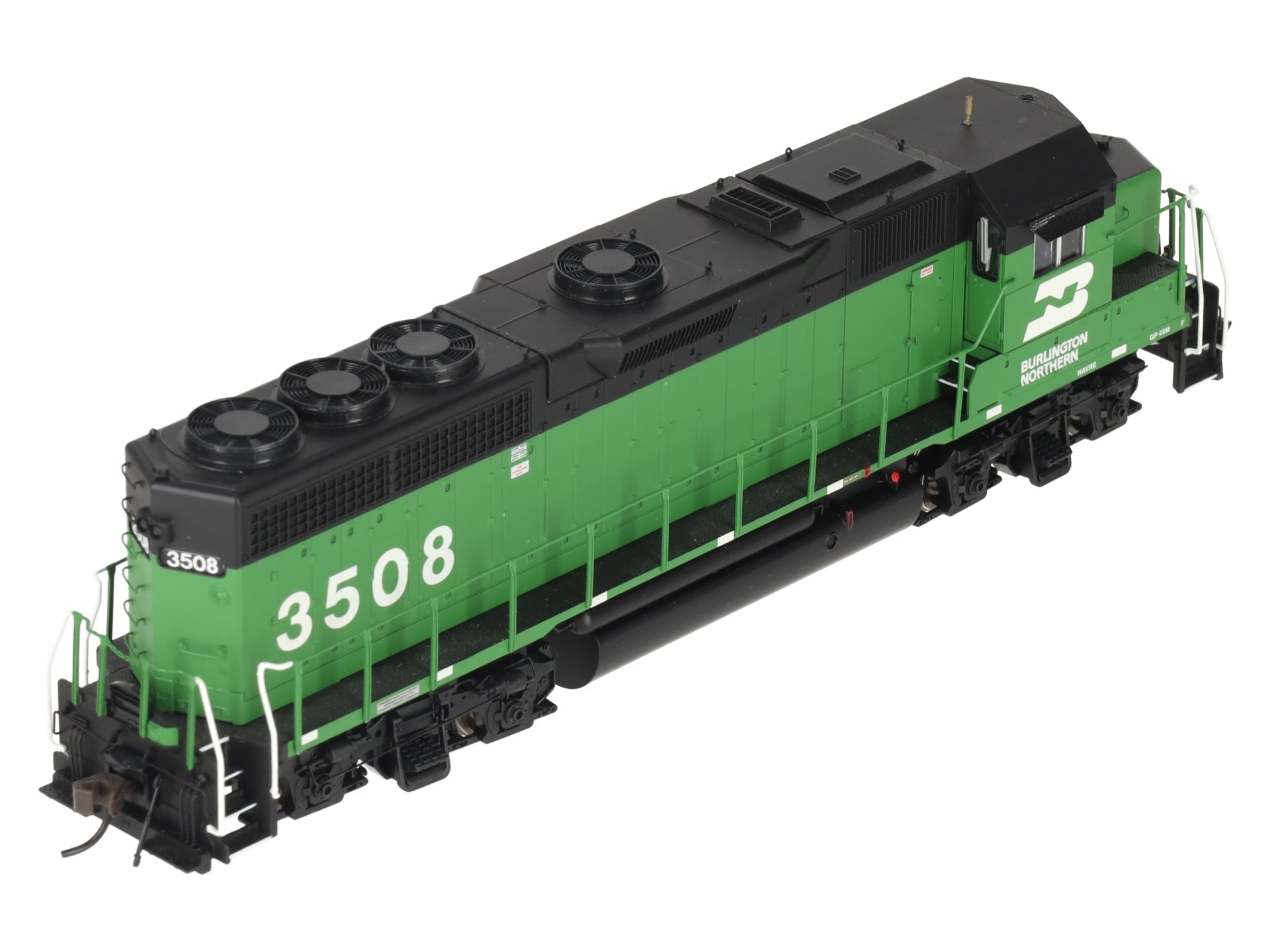 Atlas 9705 HO Scale Burlington Northern GP-40 Diesel Locomotive #3508 w/DCC EX/Box