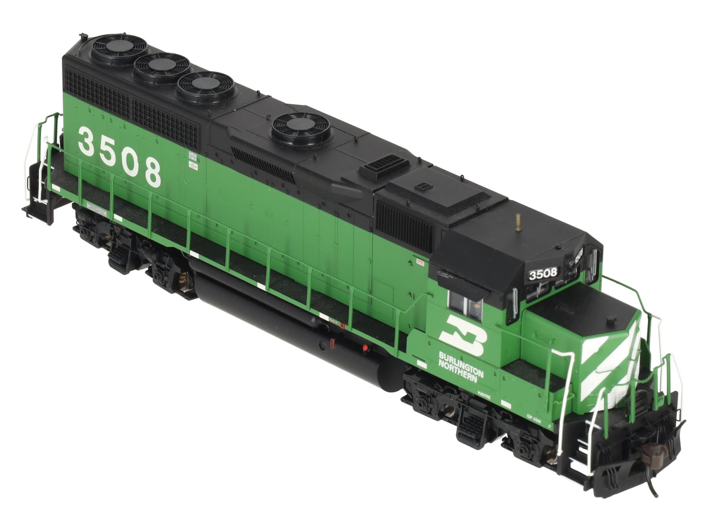 Atlas 9705 HO Scale Burlington Northern GP-40 Diesel Locomotive #3508 w/DCC EX/Box
