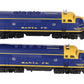 Lionel 6-18117 O Gauge Santa Fe Blue/Yellow F3 AA Diesel Set EX/Box