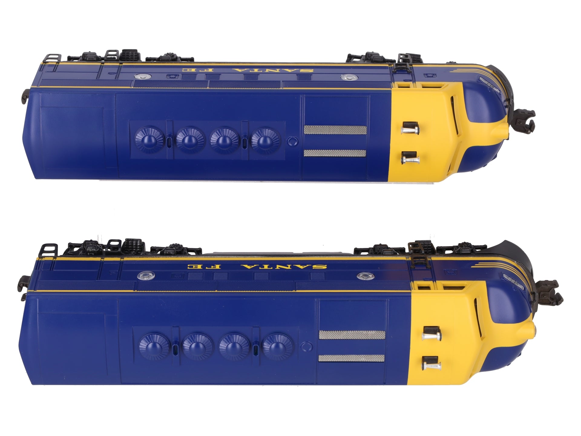 Lionel 6-18117 O Gauge Santa Fe Blue/Yellow F3 AA Diesel Set EX/Box