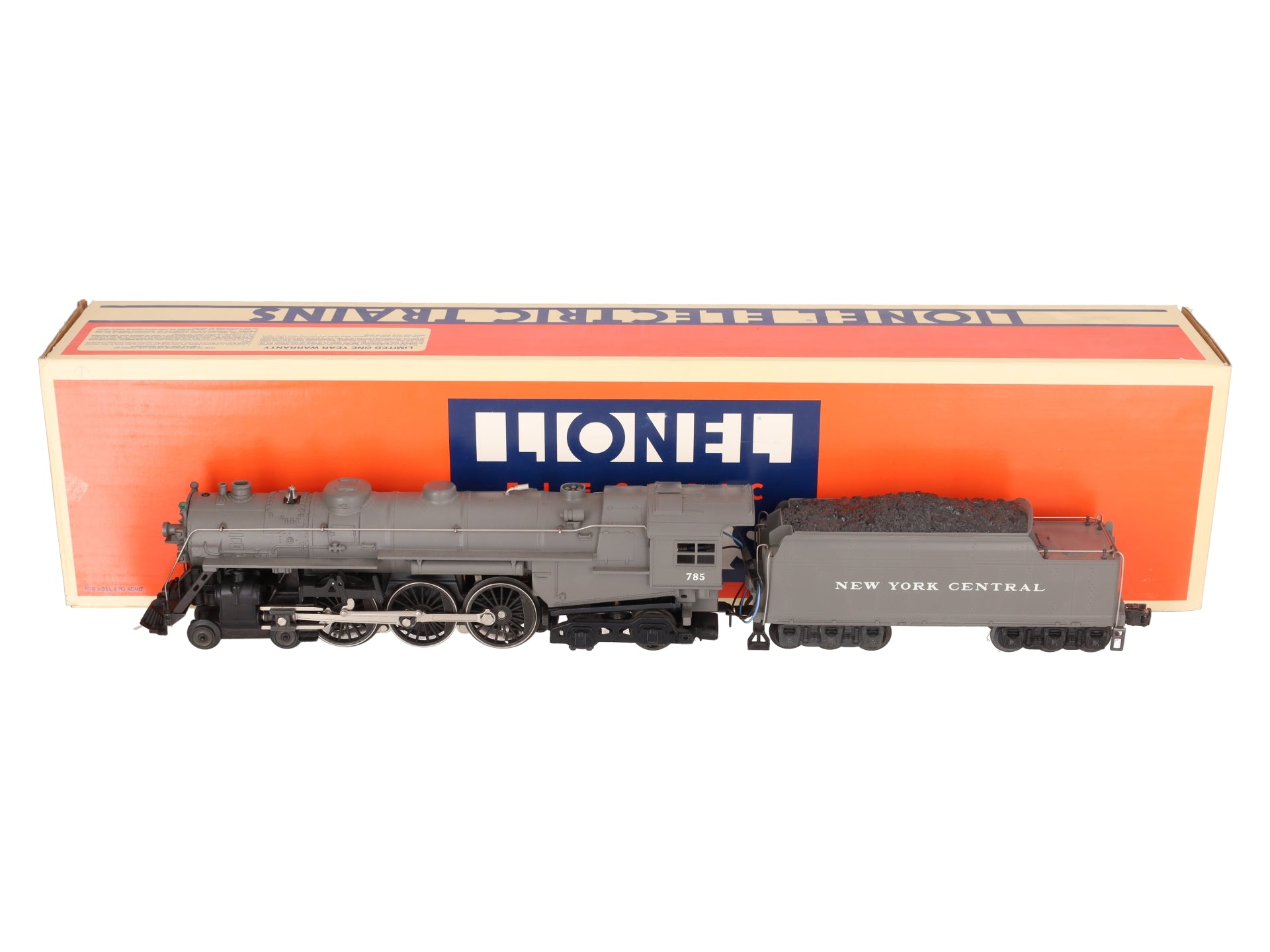 Lionel 6-18002 O New York Central 4-6-4 Hudson Steam Locomotive & Tender #785 LN/Box