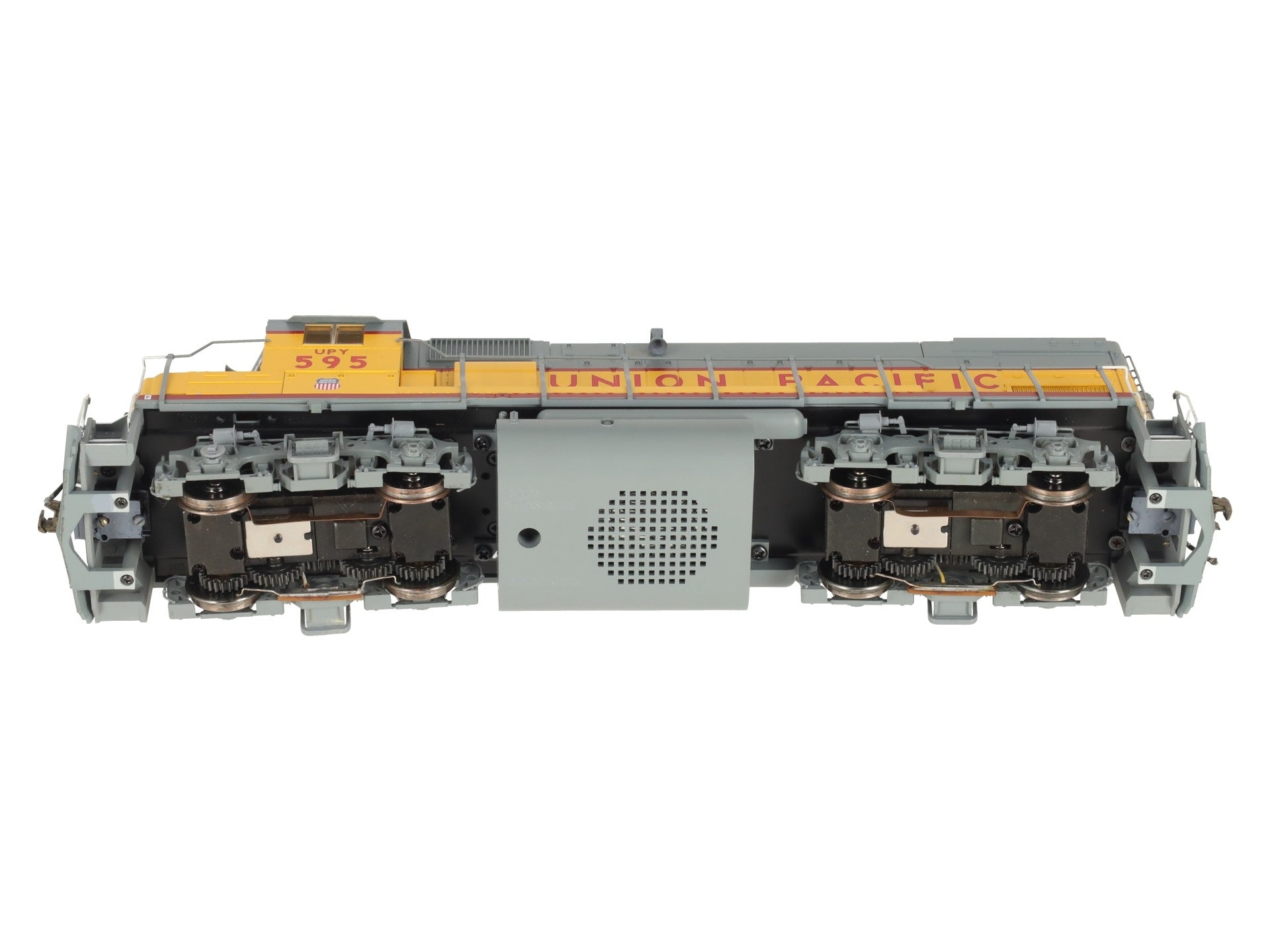 Atlas 0357-1 O Union Pacific Trainman GP15 Diesel Locomotive #595 w/DCC (2-Rail) EX/Box