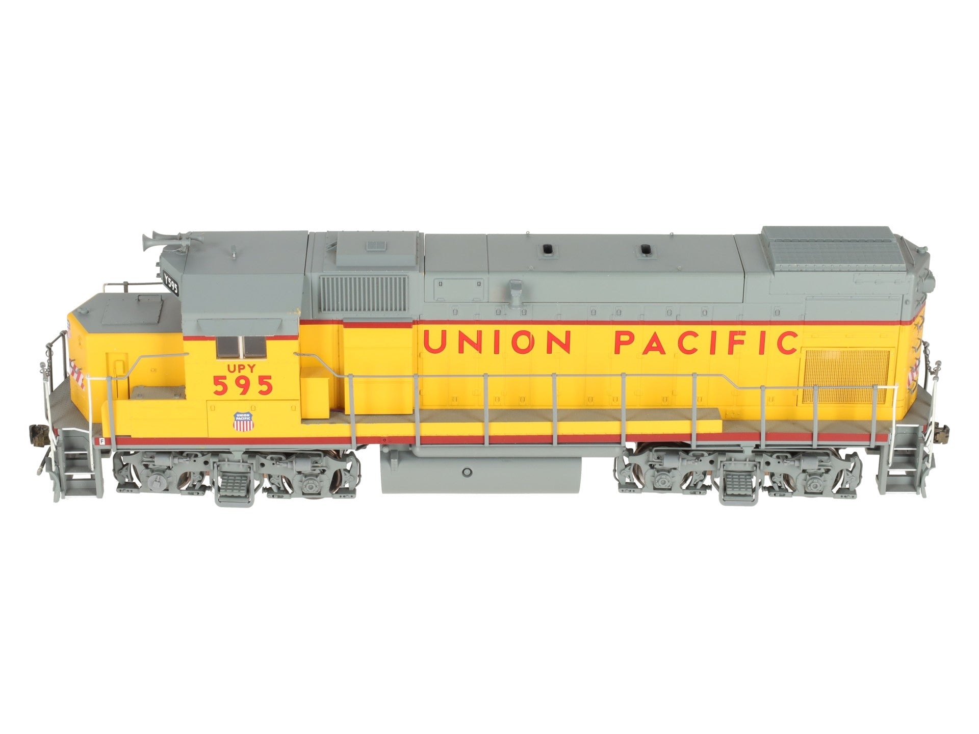 Atlas 0357-1 O Union Pacific Trainman GP15 Diesel Locomotive #595 w/DCC (2-Rail) EX/Box