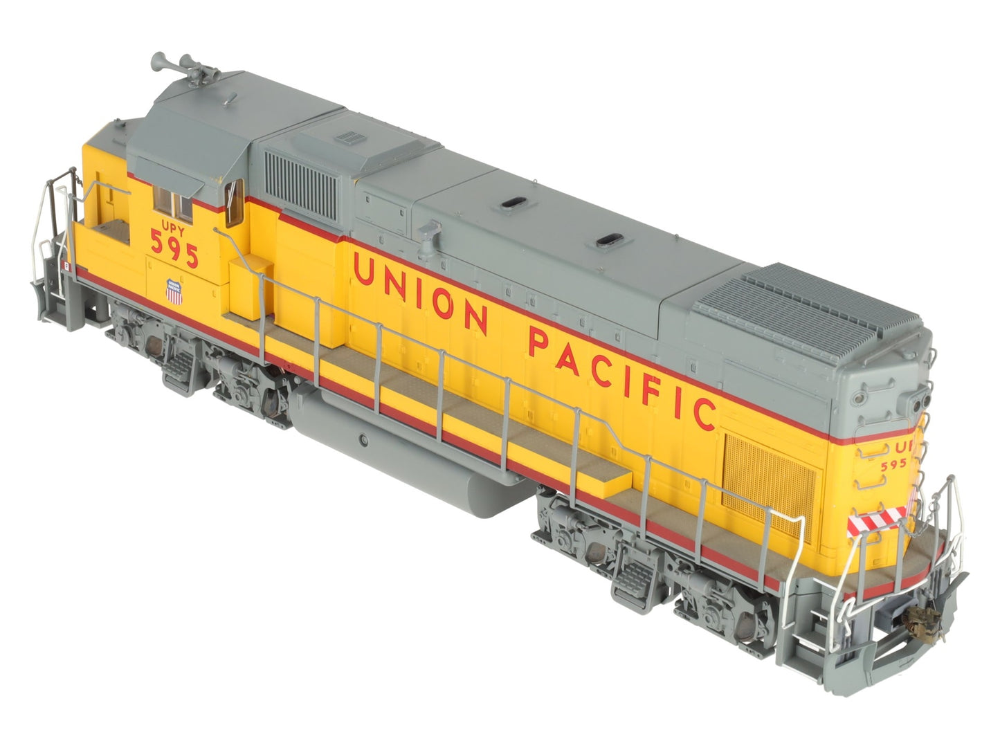 Atlas 0357-1 O Union Pacific Trainman GP15 Diesel Locomotive #595 w/DCC (2-Rail) EX/Box