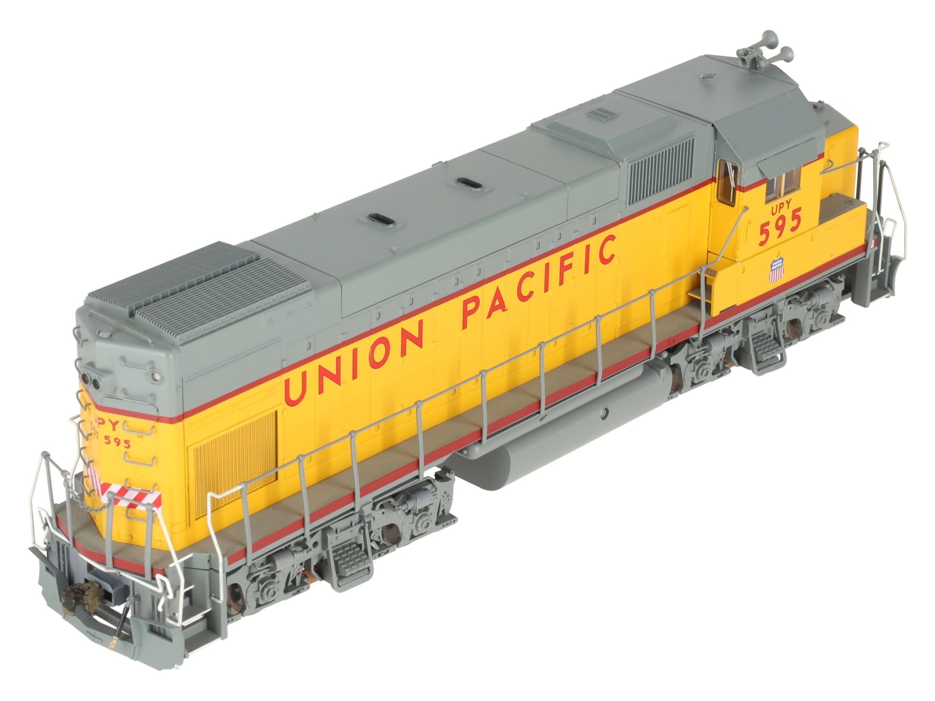 Atlas 0357-1 O Union Pacific Trainman GP15 Diesel Locomotive #595 w/DCC (2-Rail) EX/Box