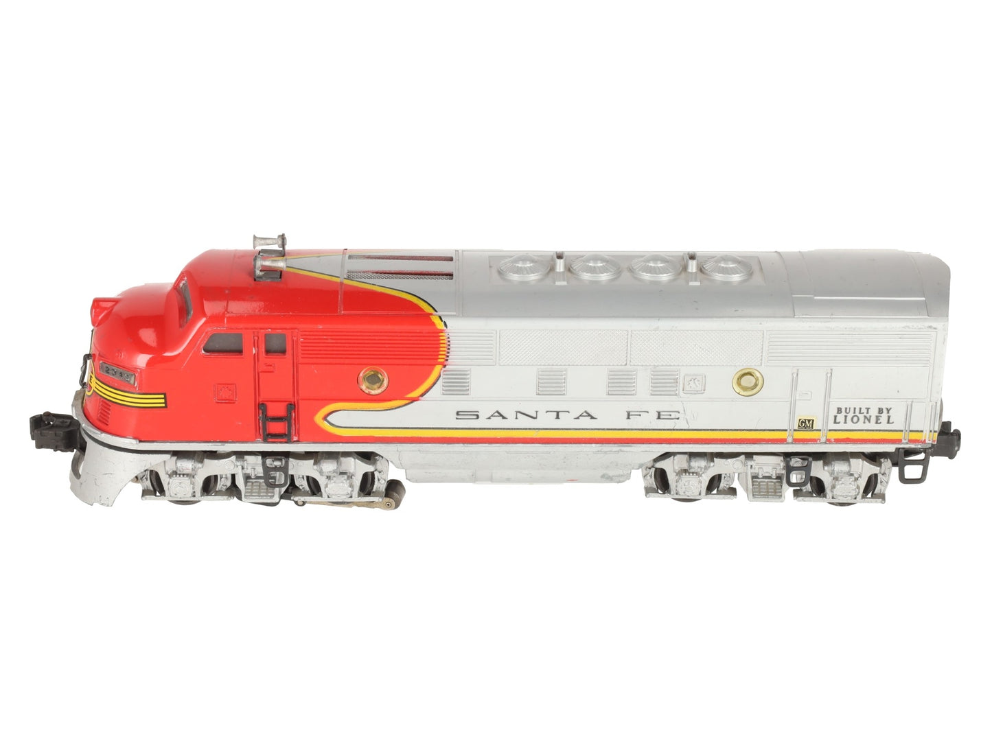 Lionel 2343T Vintage O Santa Fe F3 A Non-Powered Dummy Diesel Locomotive VG