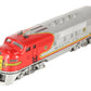 Lionel 2343T Vintage O Santa Fe F3 A Non-Powered Dummy Diesel Locomotive VG