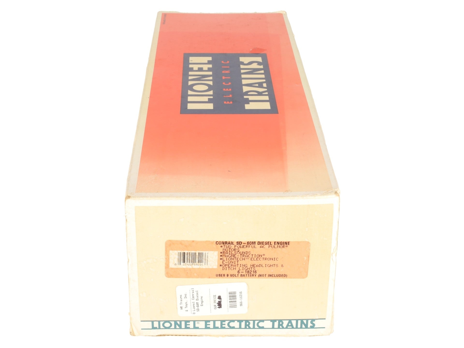 Lionel 6-18216 O Gauge Conrail SD-60M Powered Diesel Locomotive #5500 VG/Box