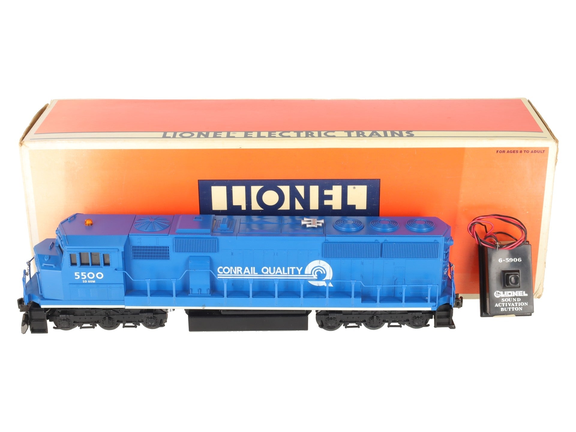 Lionel 6-18216 O Gauge Conrail SD-60M Powered Diesel Locomotive #5500 VG/Box