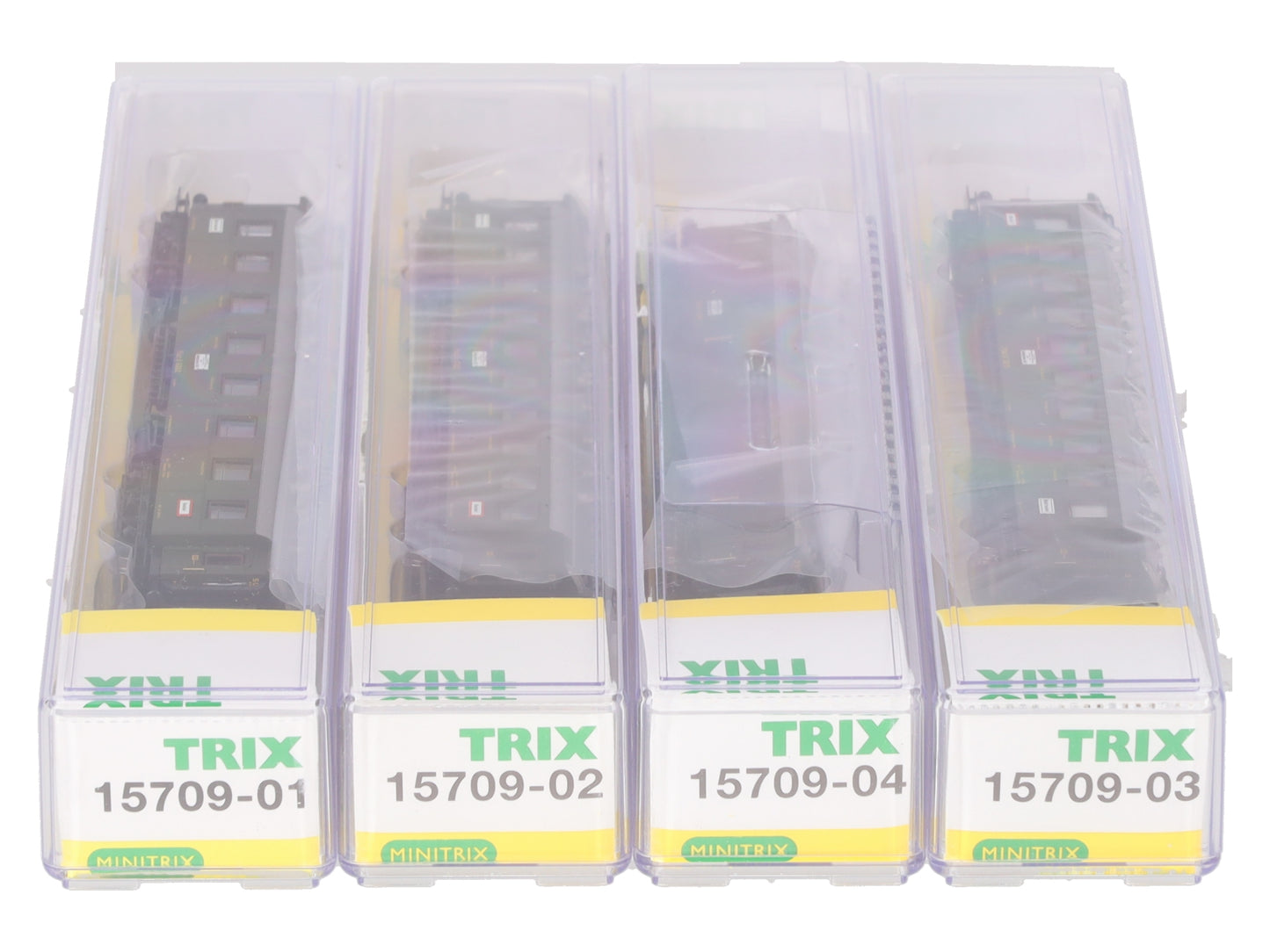 Trix 15709 N Palatine Railroad Express Train Passenger Set #290/1732/3071/5062 LN/Box