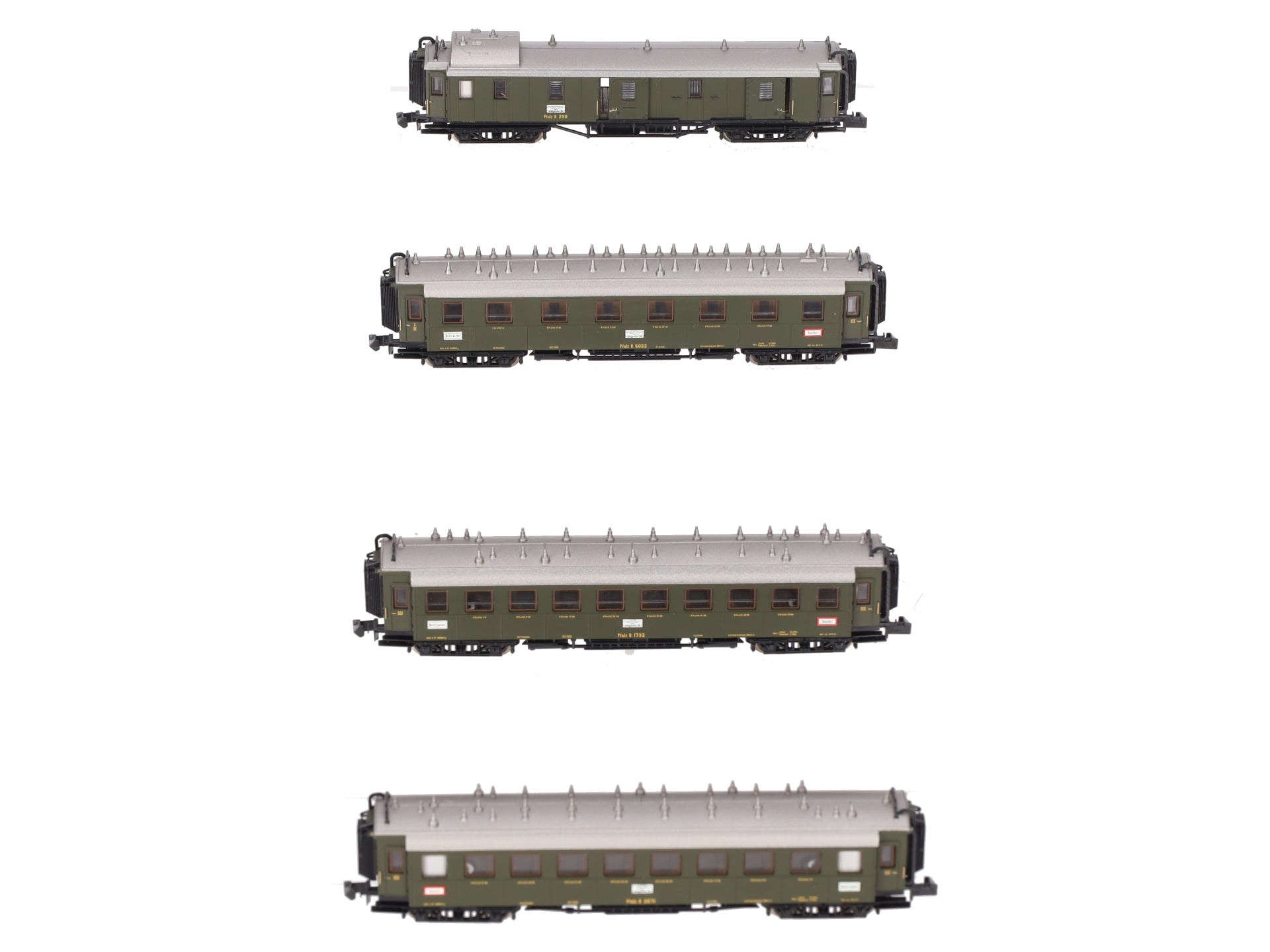 Trix 15709 N Palatine Railroad Express Train Passenger Set #290/1732/3071/5062 LN/Box