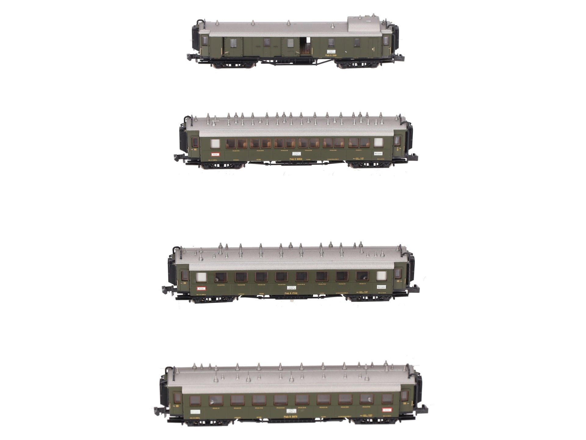 Trix 15709 N Palatine Railroad Express Train Passenger Set #290/1732/3071/5062 LN/Box