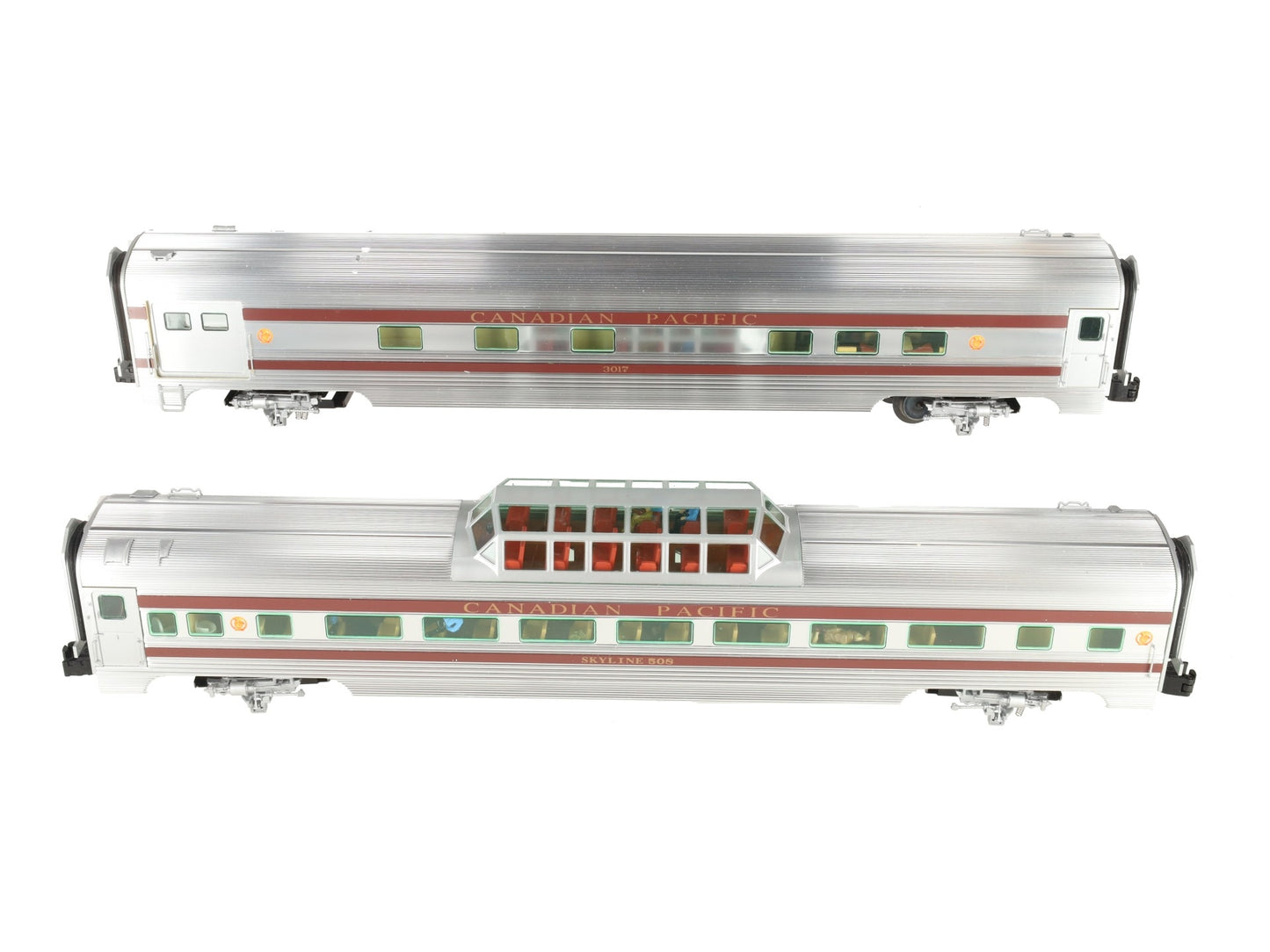 Lionel 6-25605 Canadian Pacific 18" Aluminum Passenger Car (Set of 2) VG/Box
