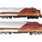 MTH 30-2711-1 Boston & Maine E-6 AA Diesel Engine Set w/PS 2.0 #3814/3807 VG/Box