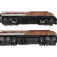 MTH 30-2711-1 Boston & Maine E-6 AA Diesel Engine Set w/PS 2.0 #3814/3807 VG/Box