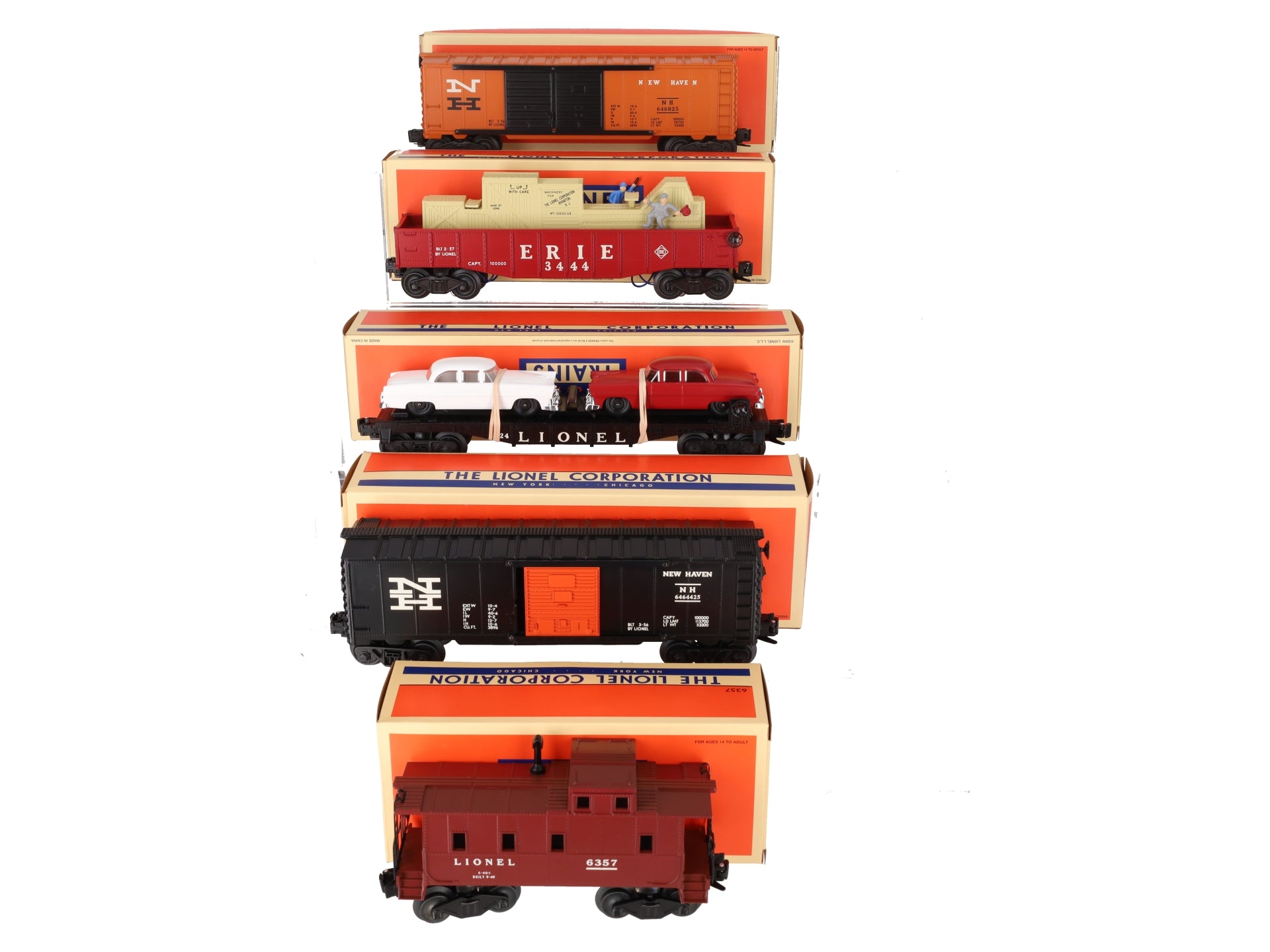 Lionel 6-38324 O Gauge New Haven Freight Train Set #2507W EX/Box