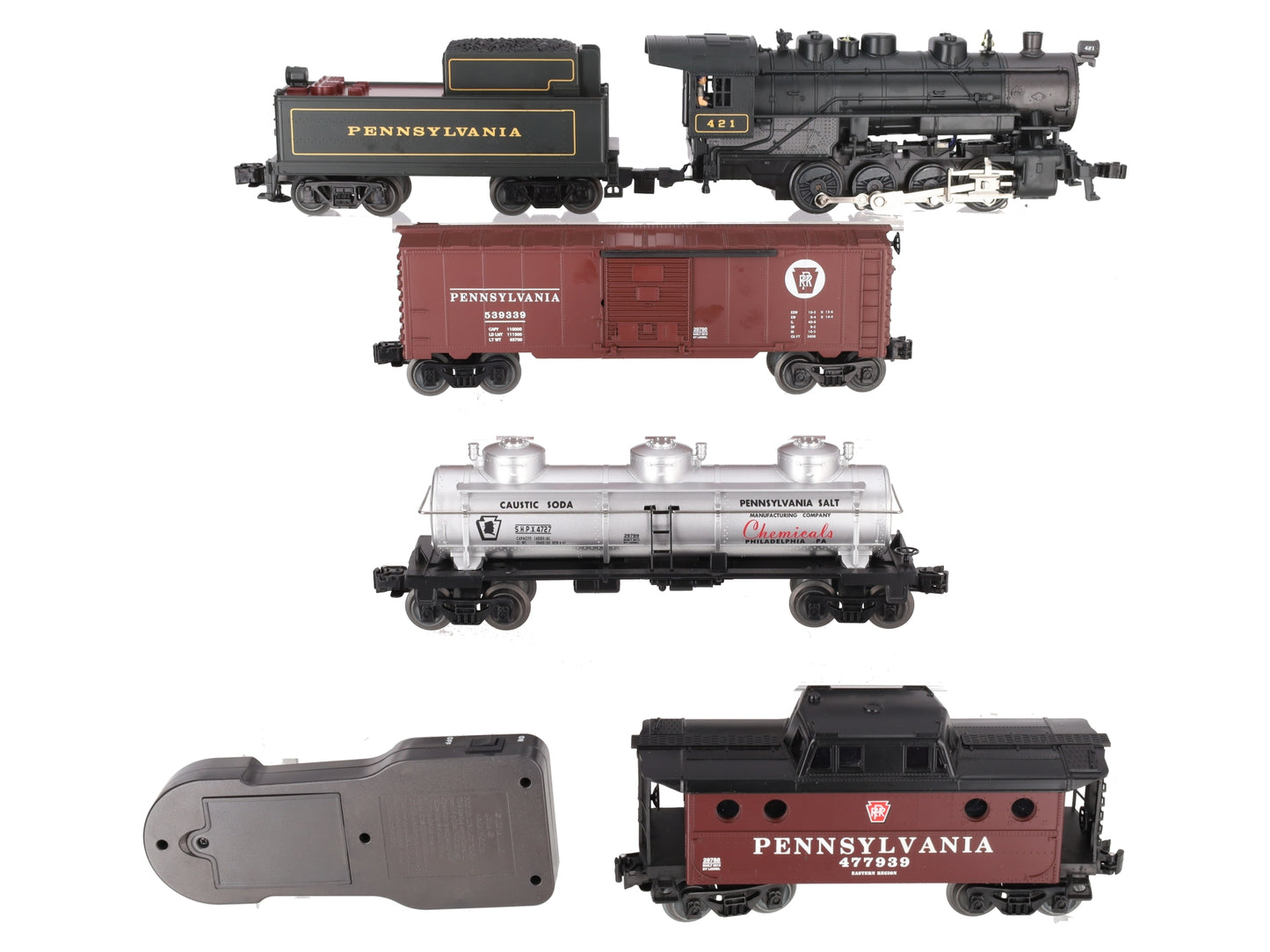 Lionel 6-30233 O Pennsylvania Flyer LionChief Steam Freight Train Set EX/Box