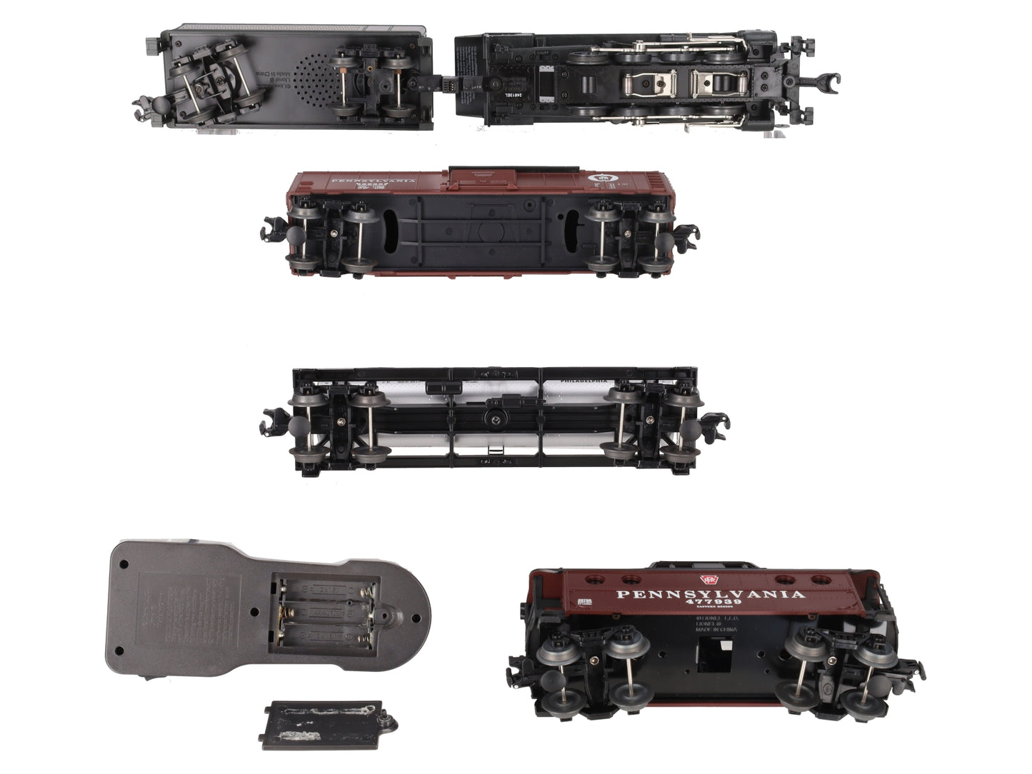 Lionel 6-30233 O Pennsylvania Flyer LionChief Steam Freight Train Set EX/Box
