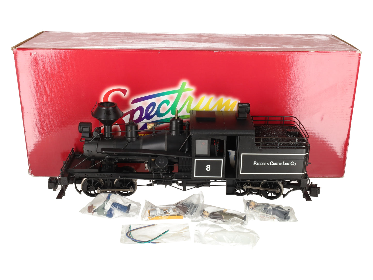 Bachmann 81796 1:20.3 Narrow Gauge Pardee Curtin Lumber Heisler Steam Locomotive LN/Box